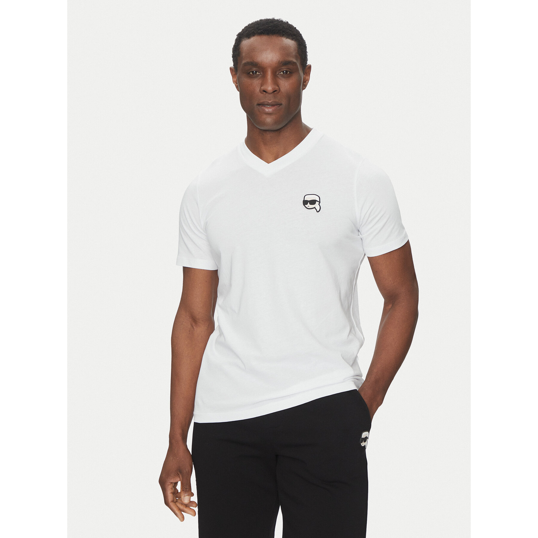 KARL LAGERFELD T-Shirt 755021 552224 Λευκό Regular Fit