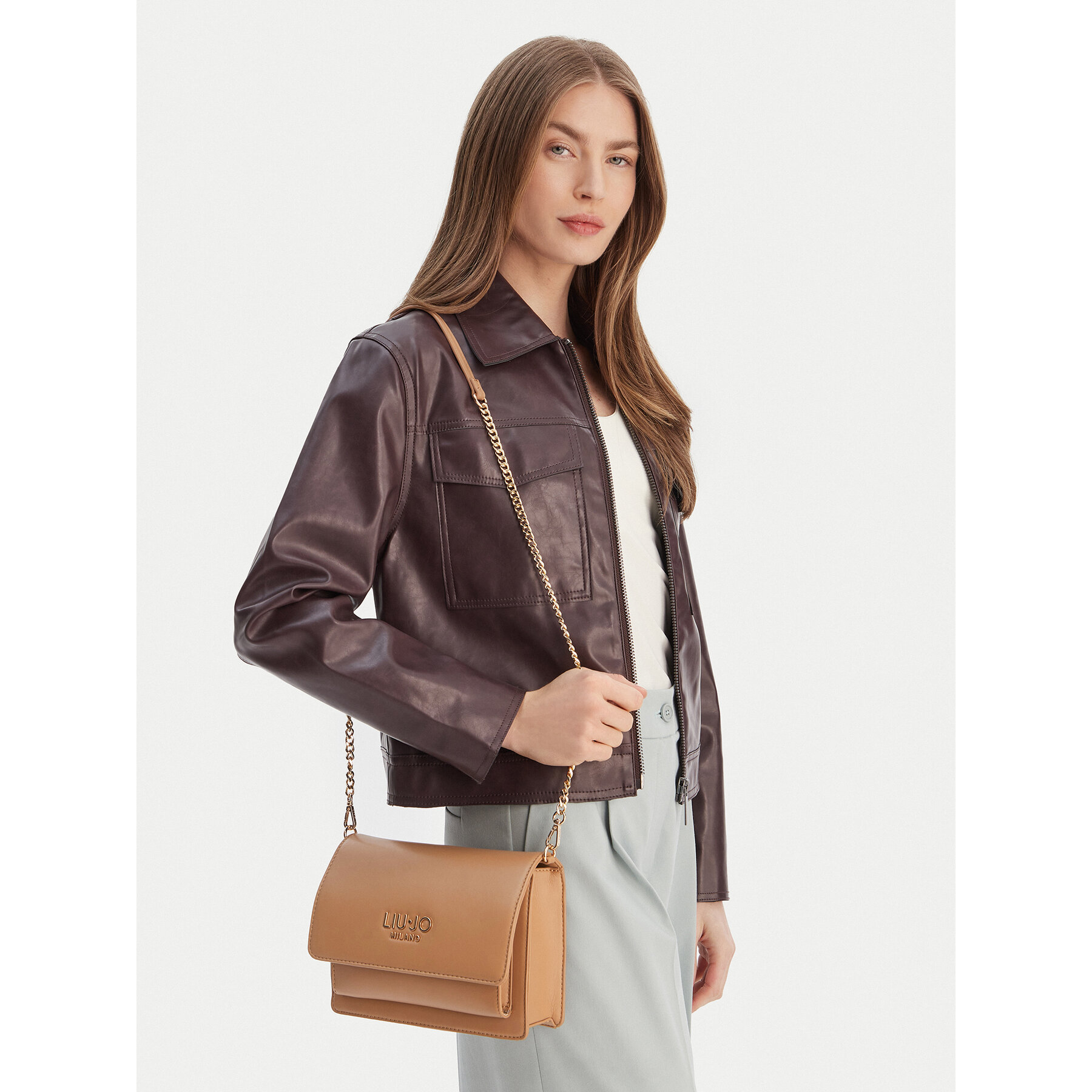 Дамска чанта Liu Jo AA6152 E0958 Кафяв