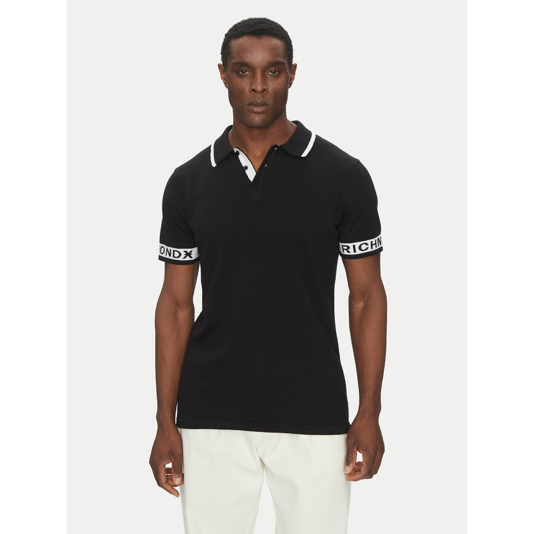 Richmond X Polo UMP25309PO Μαύρο Regular Fit