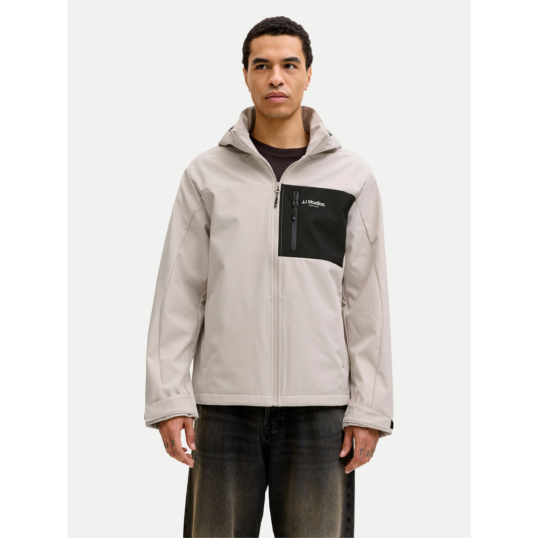 Jack & Jones Übergangsjacke North 12289123 Beige Regular Fit