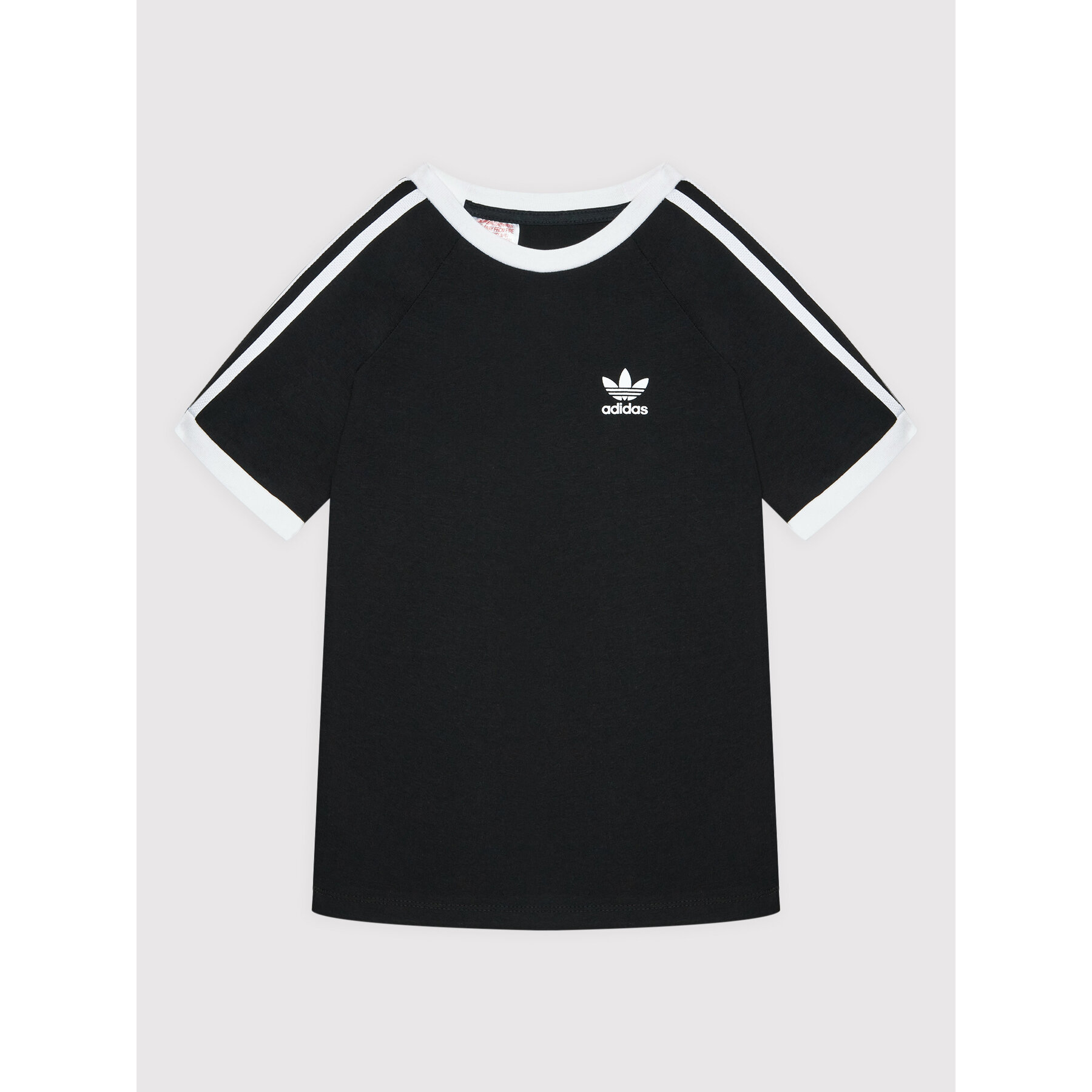 adidas Póló 3-Stripe H35545 Fekete Regular Fit