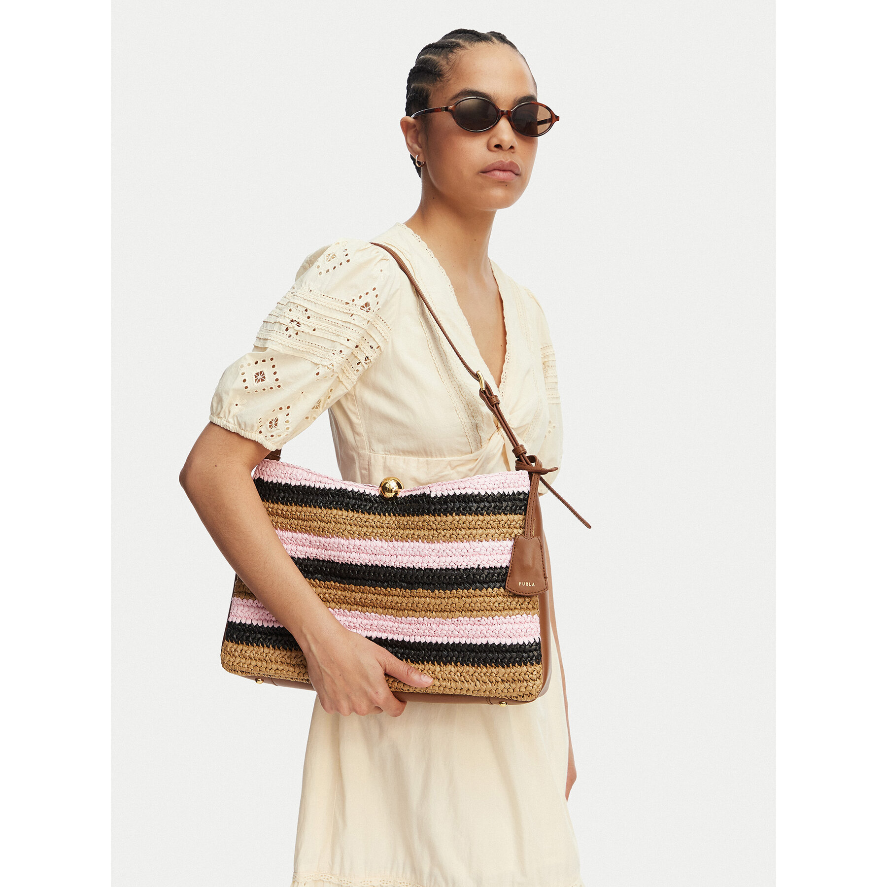 Geantă Furla Sfera Soft L WB02043 BX4447 CN TCO00 Maro