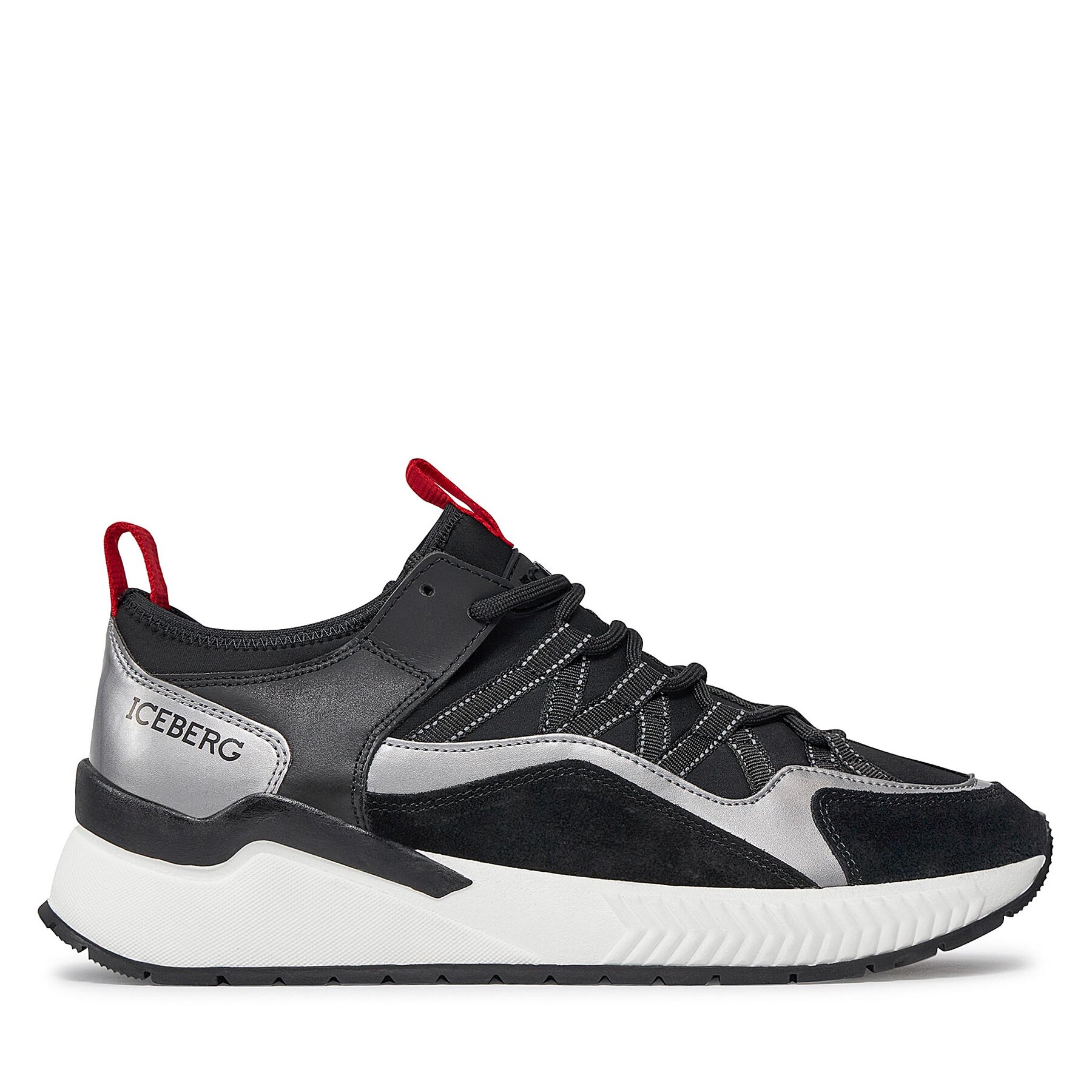 Iceberg Pánske Sneakersy, Rozmer: 44, Čierna, Gomera IU1638
