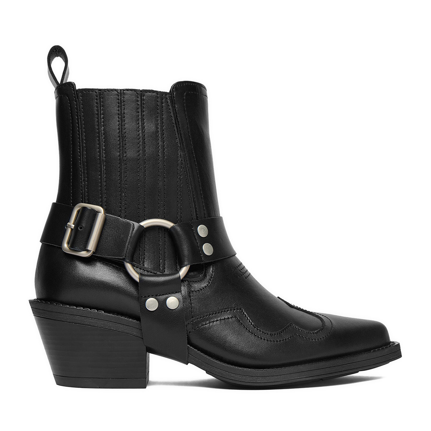 Stivali texani Badura EO-BAILE-07100-25 Nero