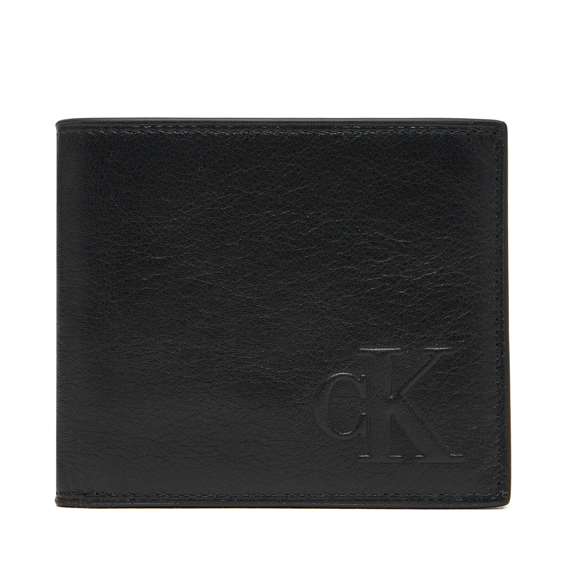 Portafoglio grande da uomo Calvin Klein Ck Ew Billfold W/ Coin LV04G1072G Nero, Taglia OS, taglia : OS