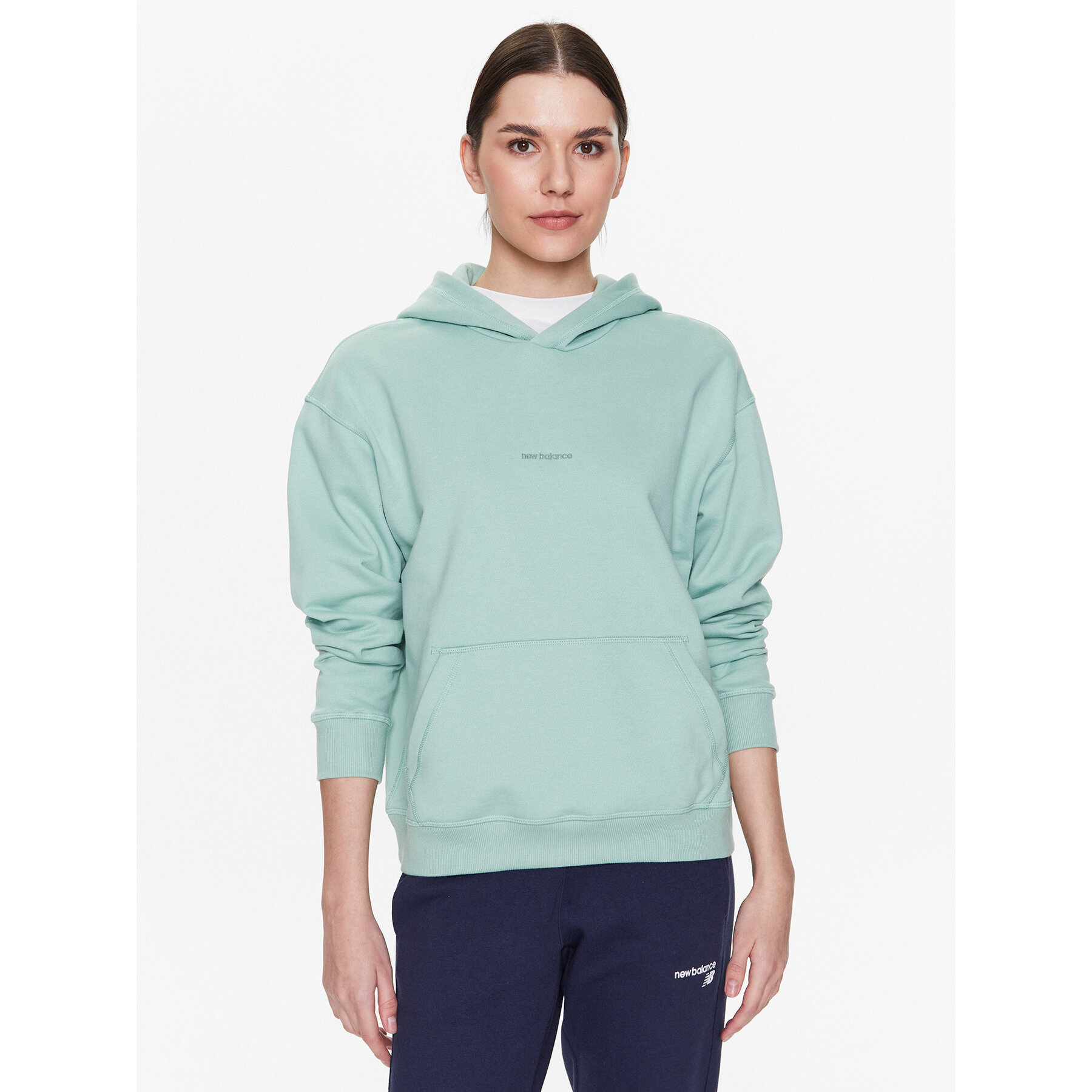 New Balance Sweatshirt Athletics Nature WT23554 Grün Oversize