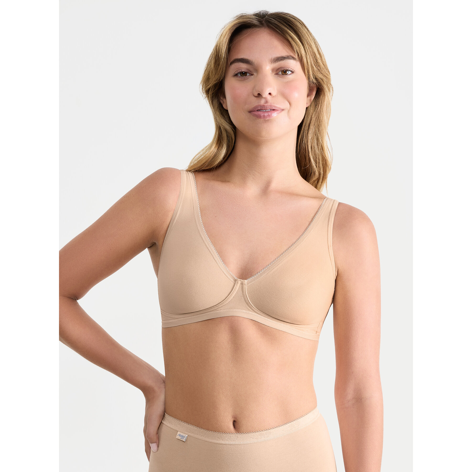 Sloggi Reggiseno senza ferretto Basic 10222327 Beige