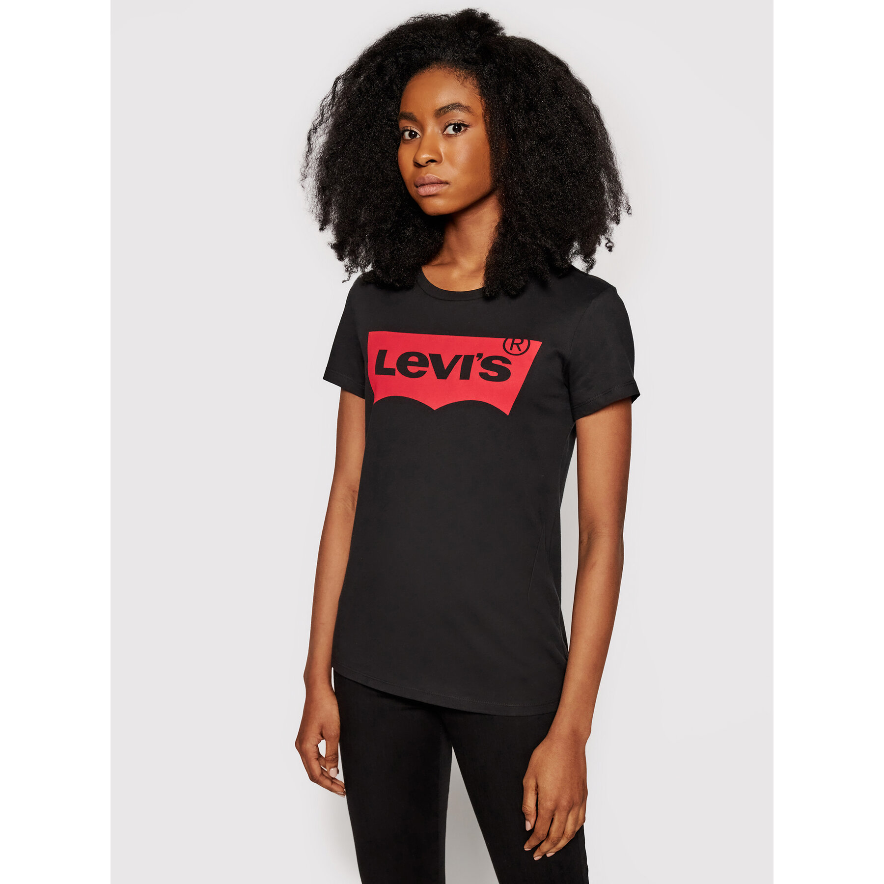 Levi's® Póló The Perfect Graphic Tee 17369-0201 Fekete Regular Fit