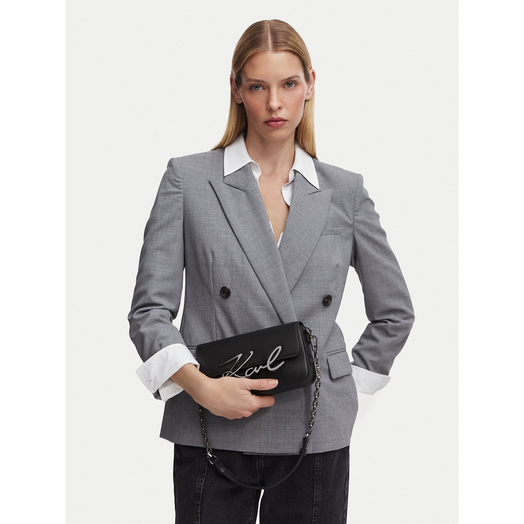 Geantă KARL LAGERFELD B3W30013 Negru