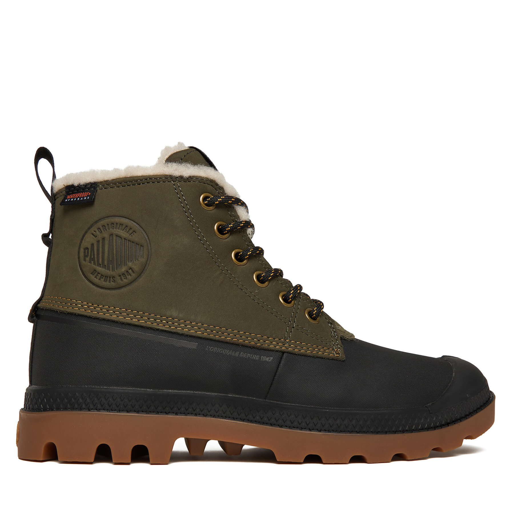 Outdoorová obuv Palladium Pampa Duck Wl Wp  79547-325-M Zelená