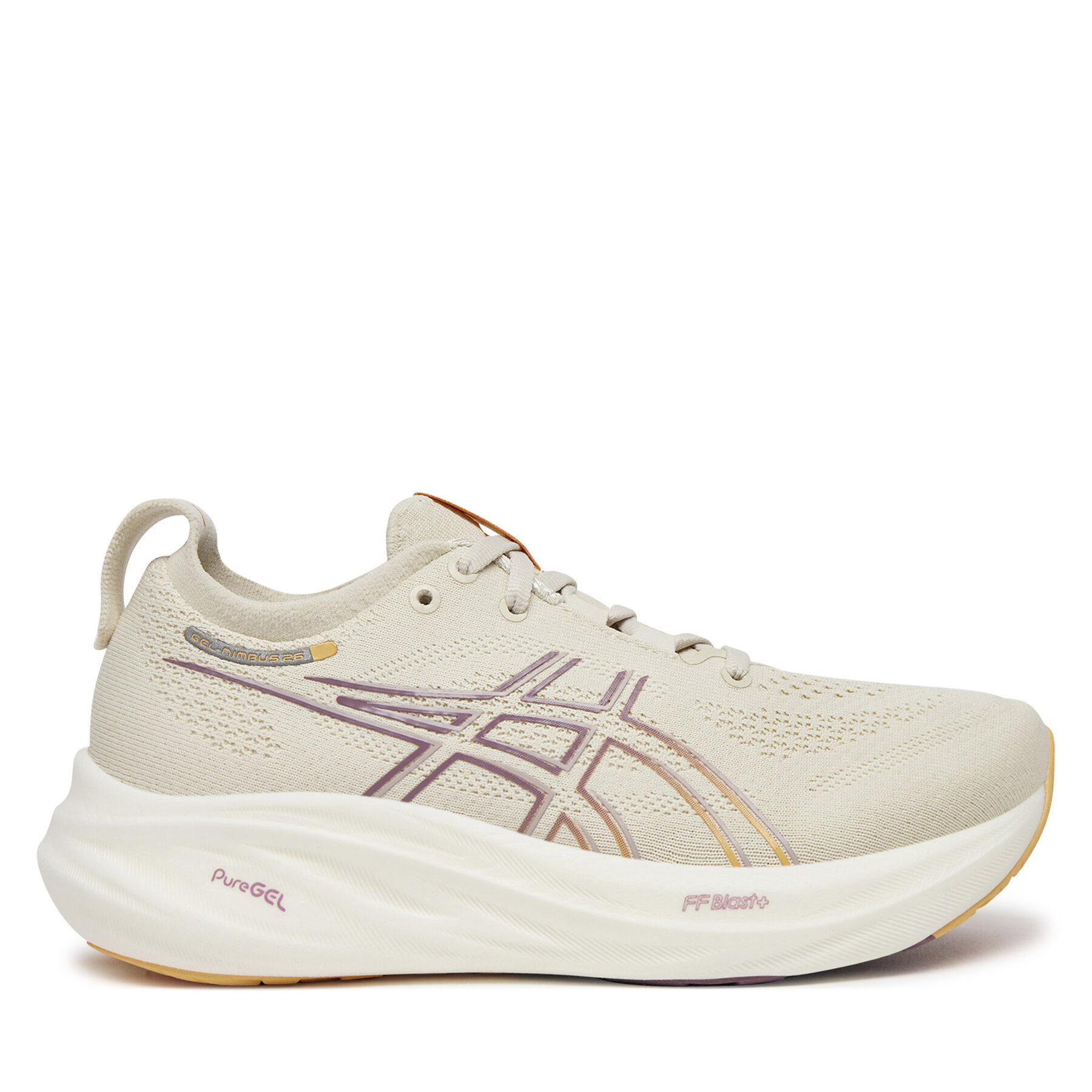 Damskie Buty do biegania Asics, Rozmiar 40.5 Beżowy Gel-Nimbus 26 1012B601