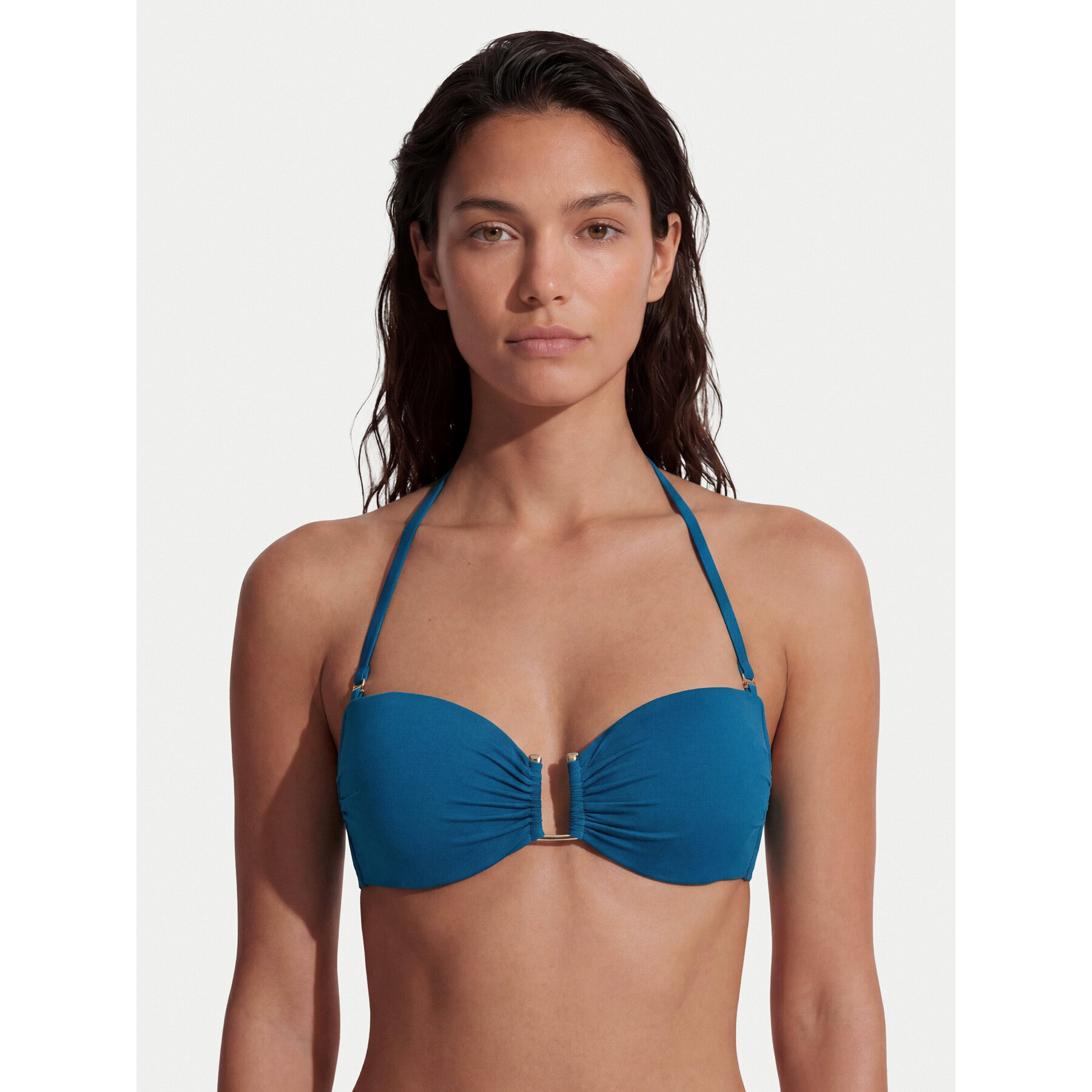 Max Mara Beachwear Bikini-Oberteil Amelia 2616821239 Türkisfarben