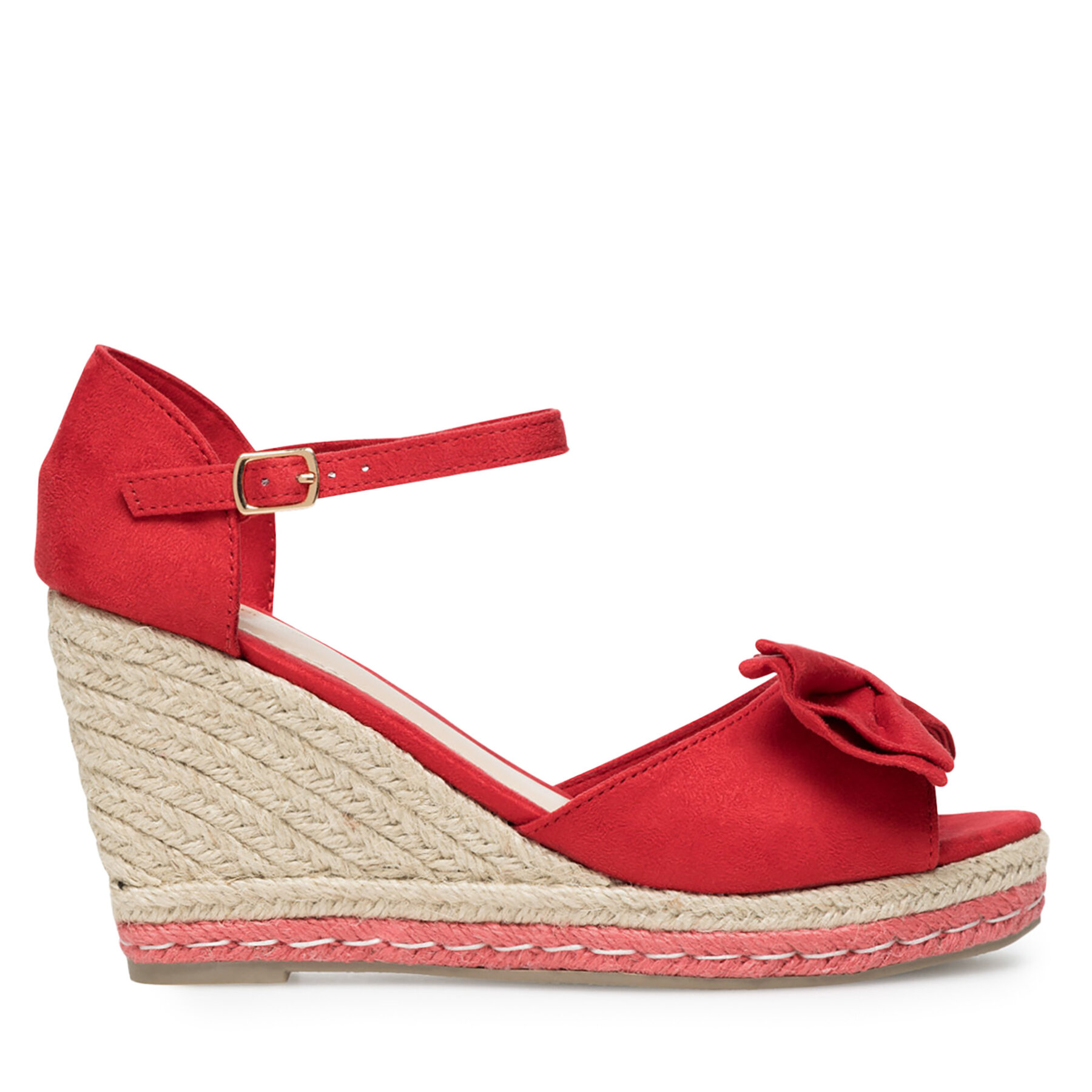 DeeZee Dámske Espadrilky, Rozmer: 40, Červená, WYL2710-02