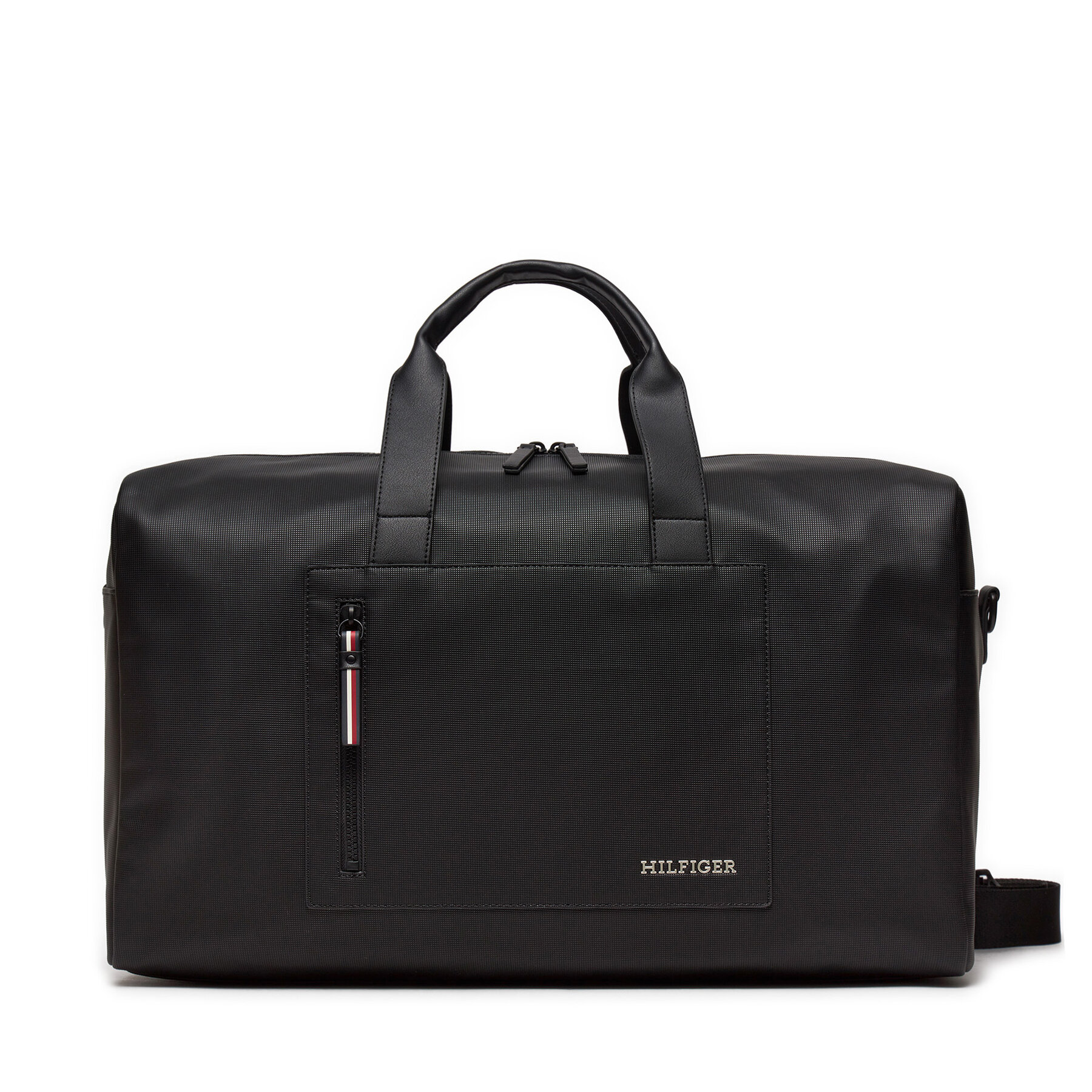 Tommy Hilfiger Σάκος Tommy Hilfiger Th Pique Duffle AM0AM11779 Μαύρο