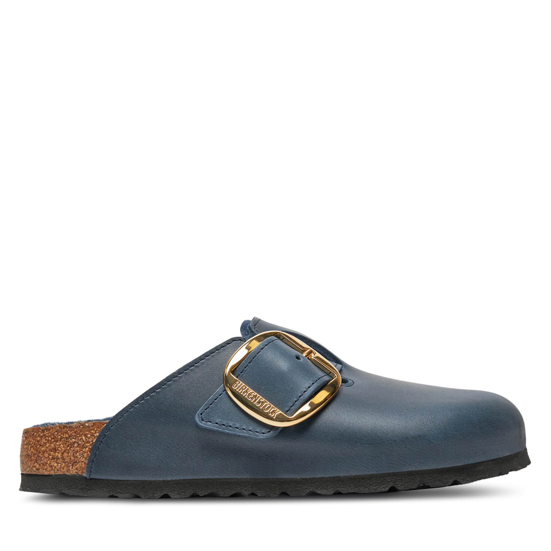 Damskie Klapki Birkenstock, Rozmiar 35 Granatowy Boston Bb Shearling Leoi 1028014