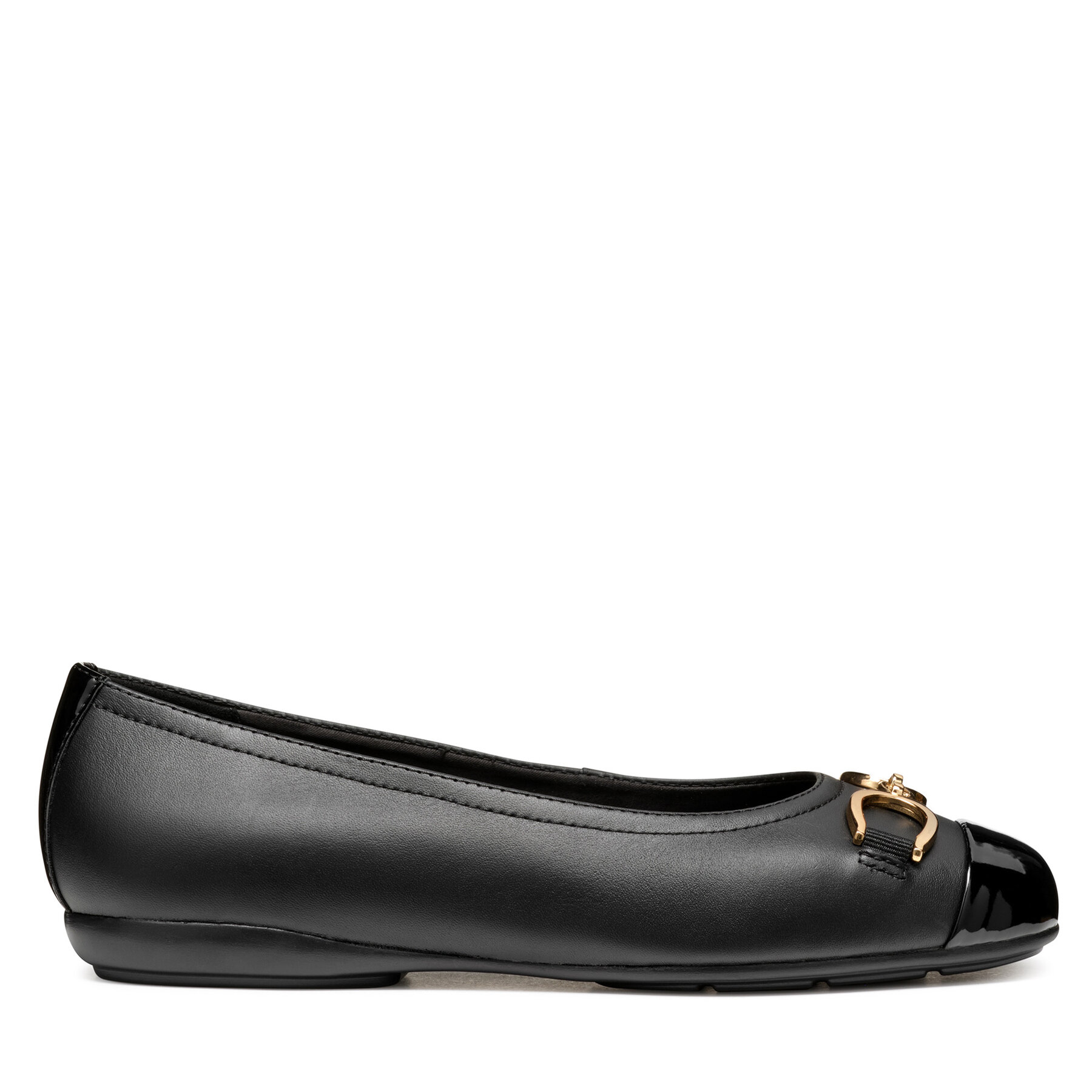 Damen Ballerinas Geox, Schuhgröße 38, Schwarz, D Annytah W D46XYA 08502 C9999