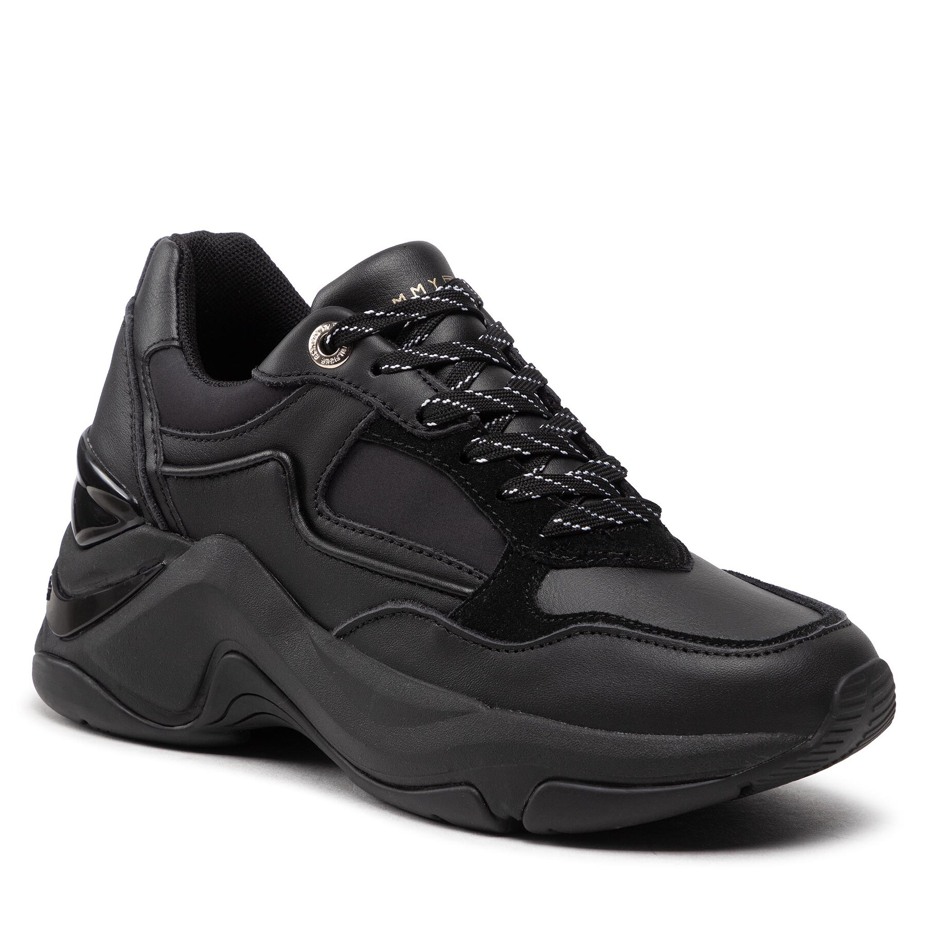 Tommy Hilfiger Chunky Sneaker With Fur Insole FW0FW07029 Triple Black 0GK – Сникърси