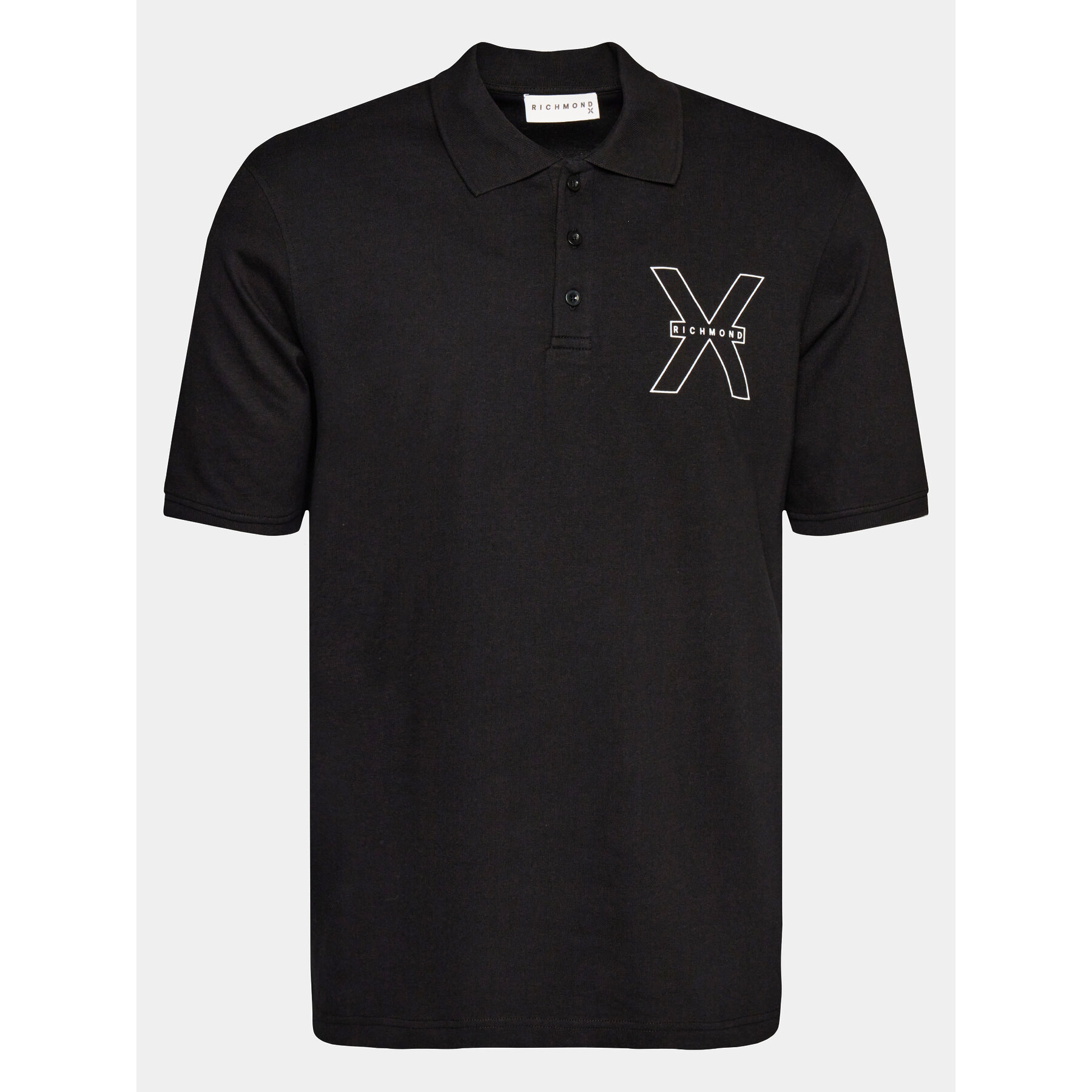 Richmond X Polo Lisi UMP24207PO Nero Regular Fit