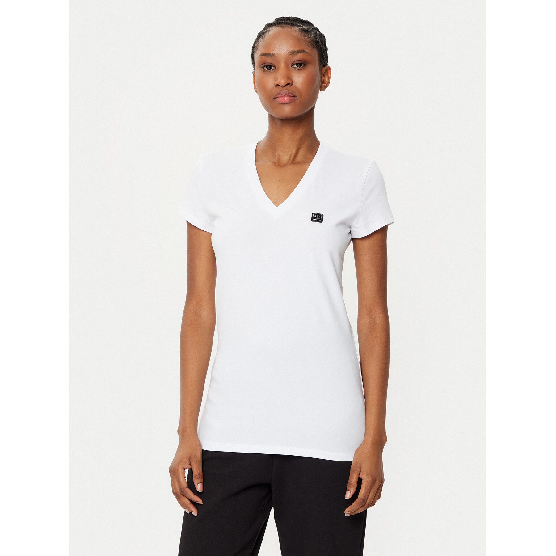 Armani Exchange Armani Exchange T-Shirt XW000105 AF11929 U0002 Λευκό Slim Fit