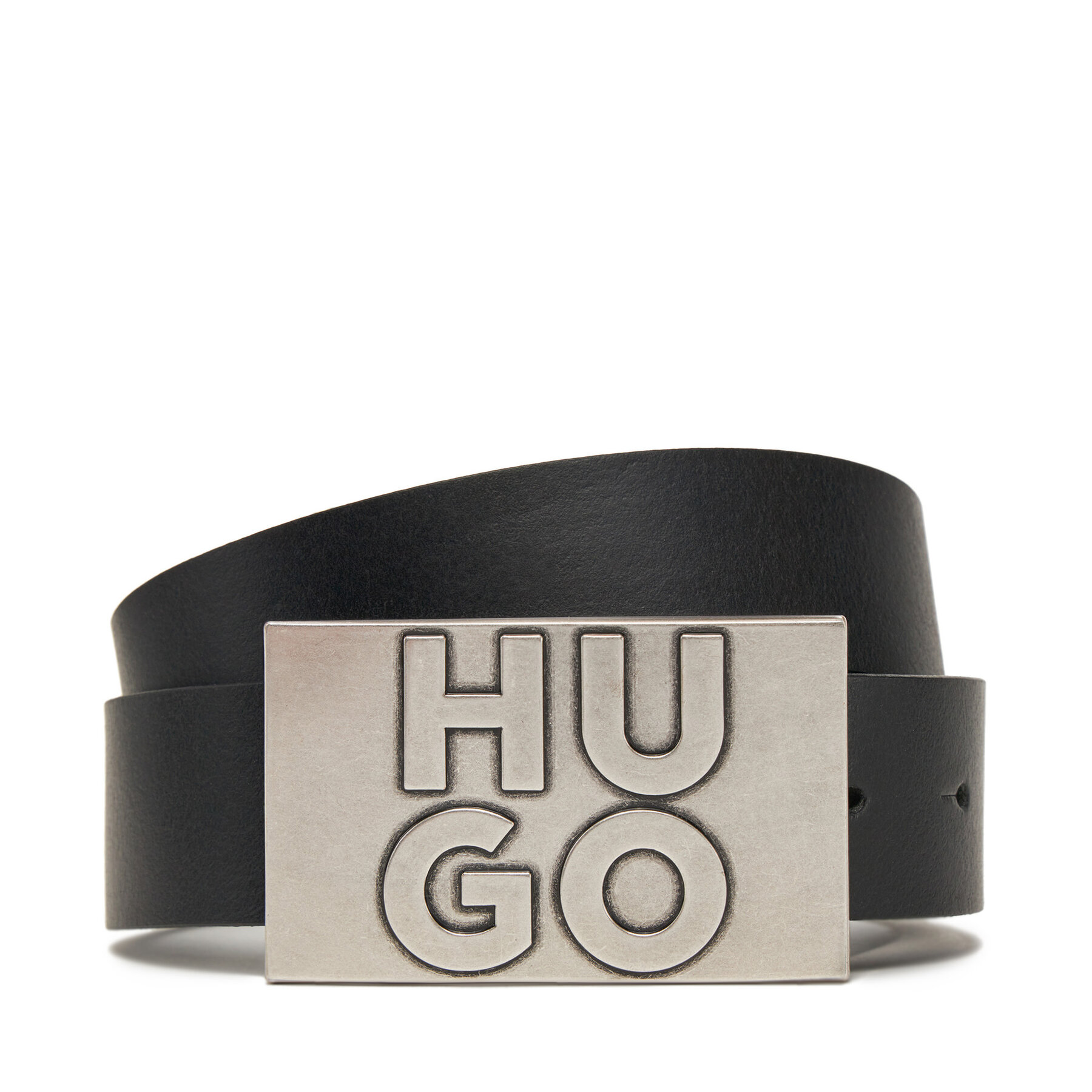 Férfi öv HUGO, Méret: 80, Fekete, 50537037
