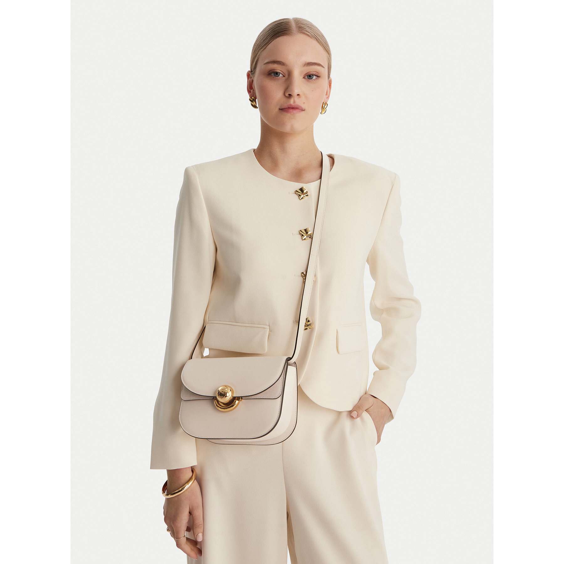 Borsetta Furla Sfera Mini WB01737 BX0428 IT PNN00 1002 Écru