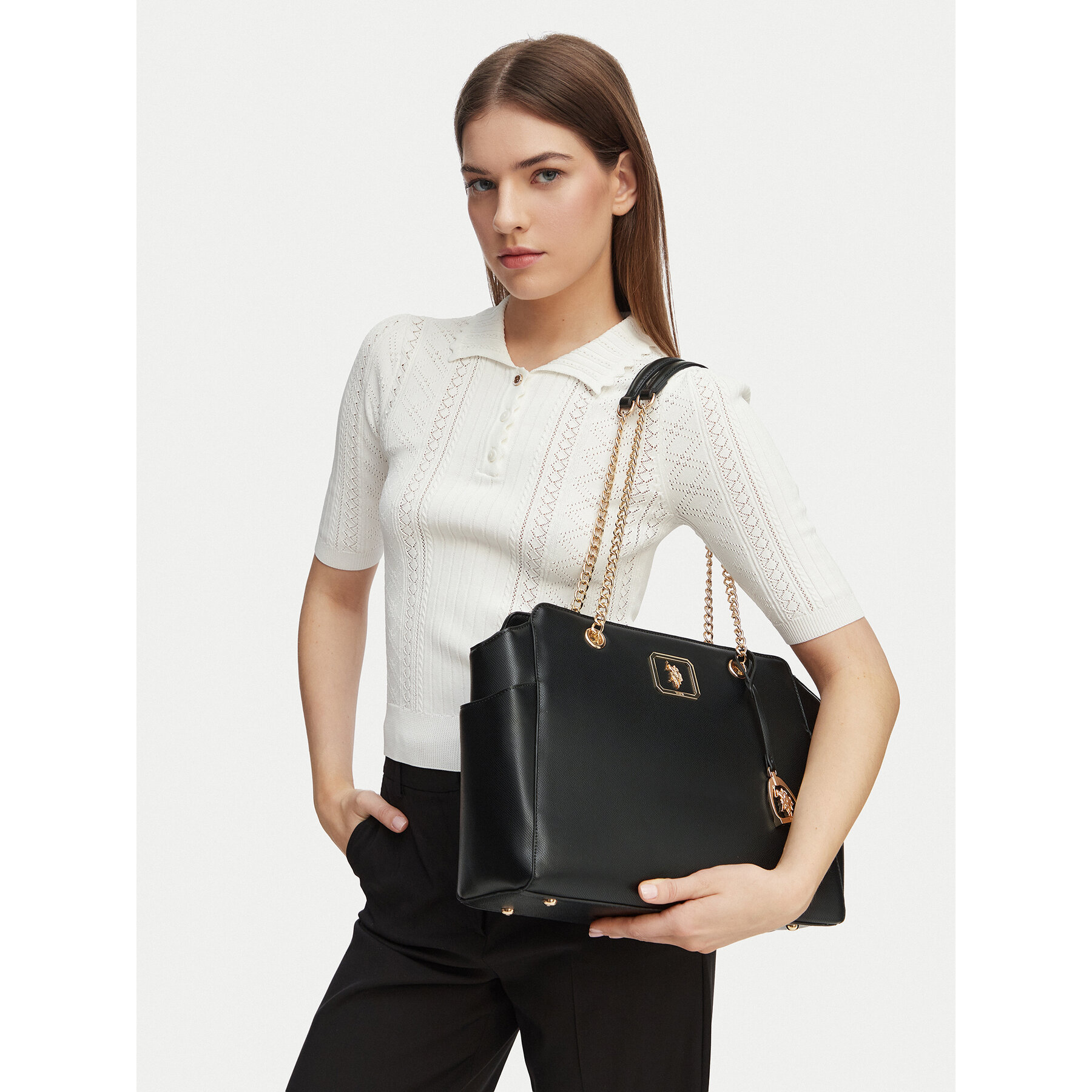 Táska U.S. Polo Assn. BIUXT8387WVP Fekete
