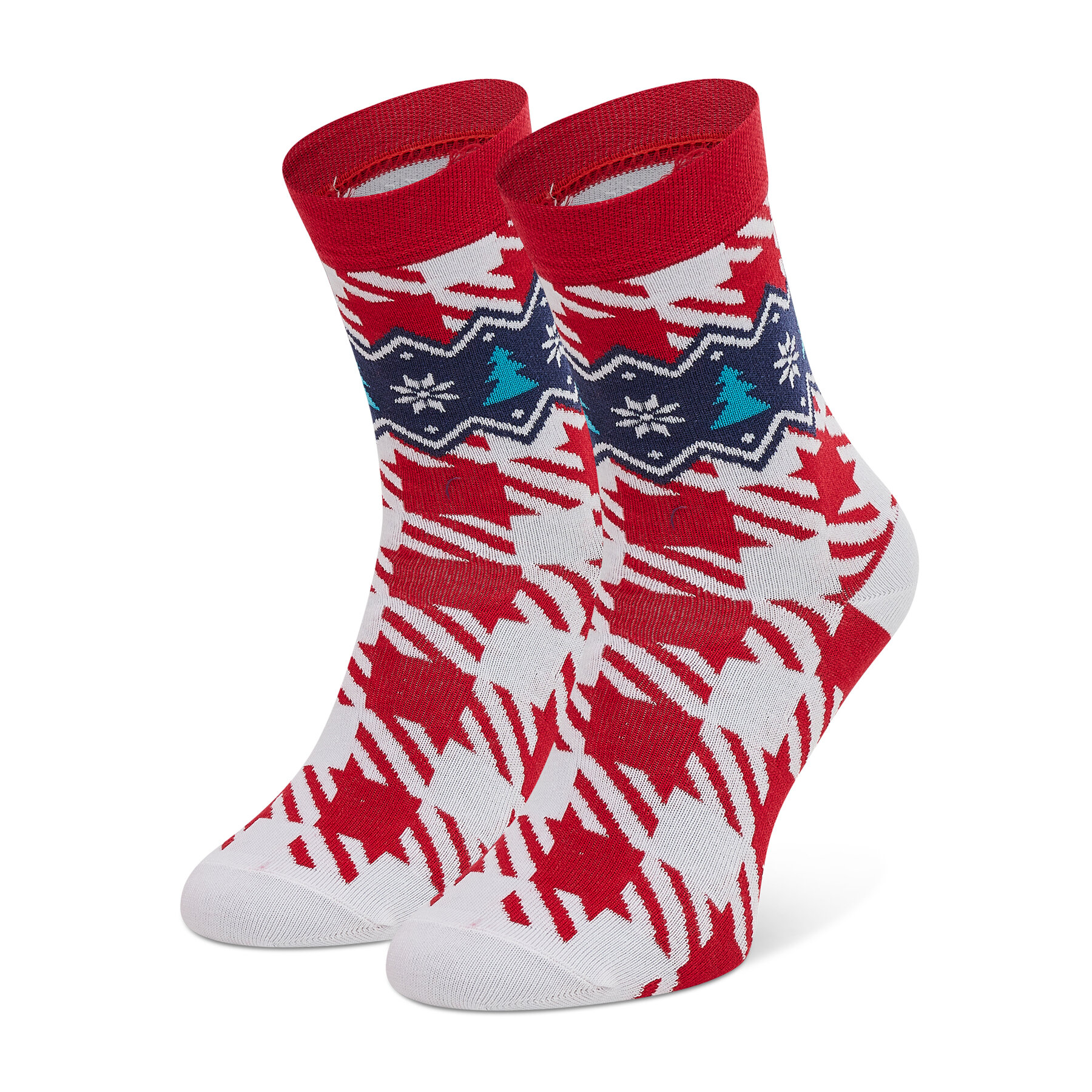 Chaussettes hautes femme Freakers LDSWI-RWH Rouge