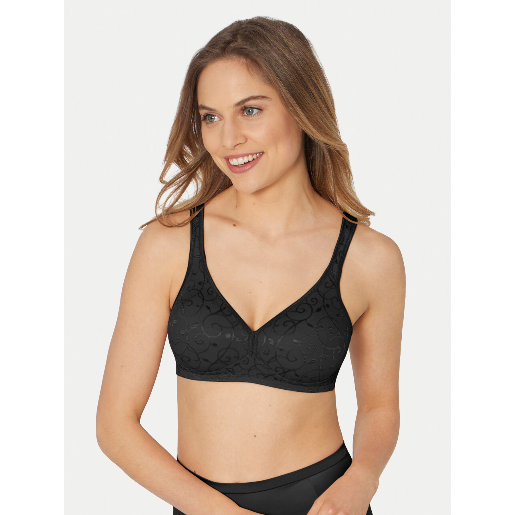 Triumph Triumph Σουτιέν χωρίς ραφές Elegant Cotton 10100175 Μαύρο