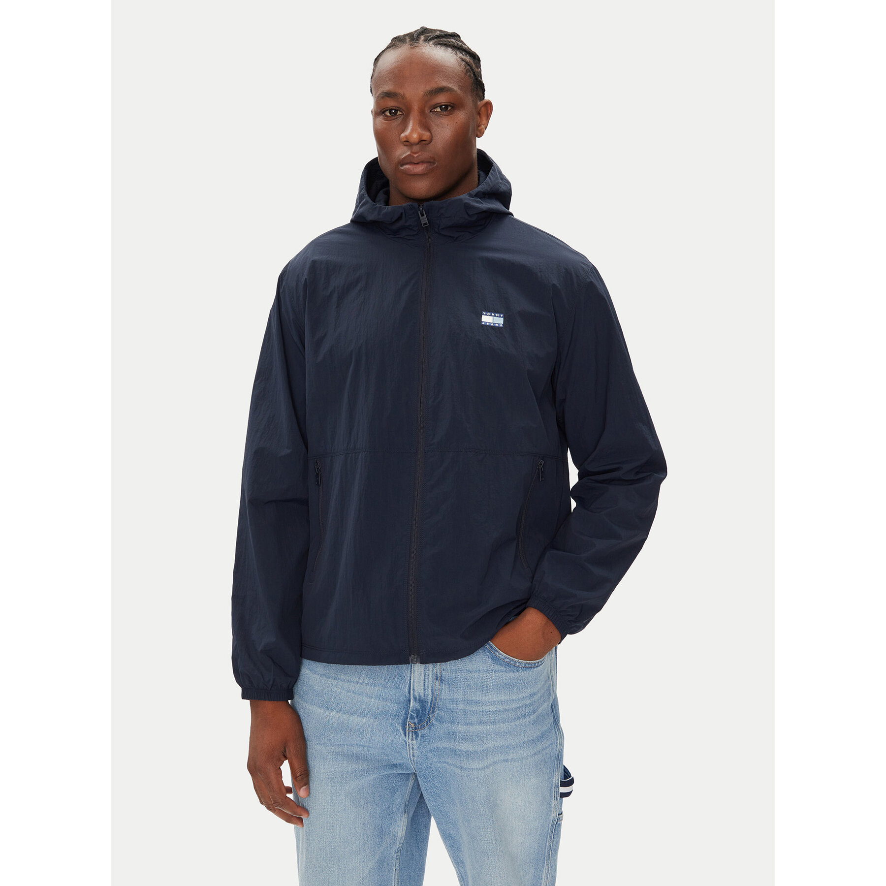 Tommy Jeans Windjacke Chicago DM0DM21393 Dunkelblau Regular Fit