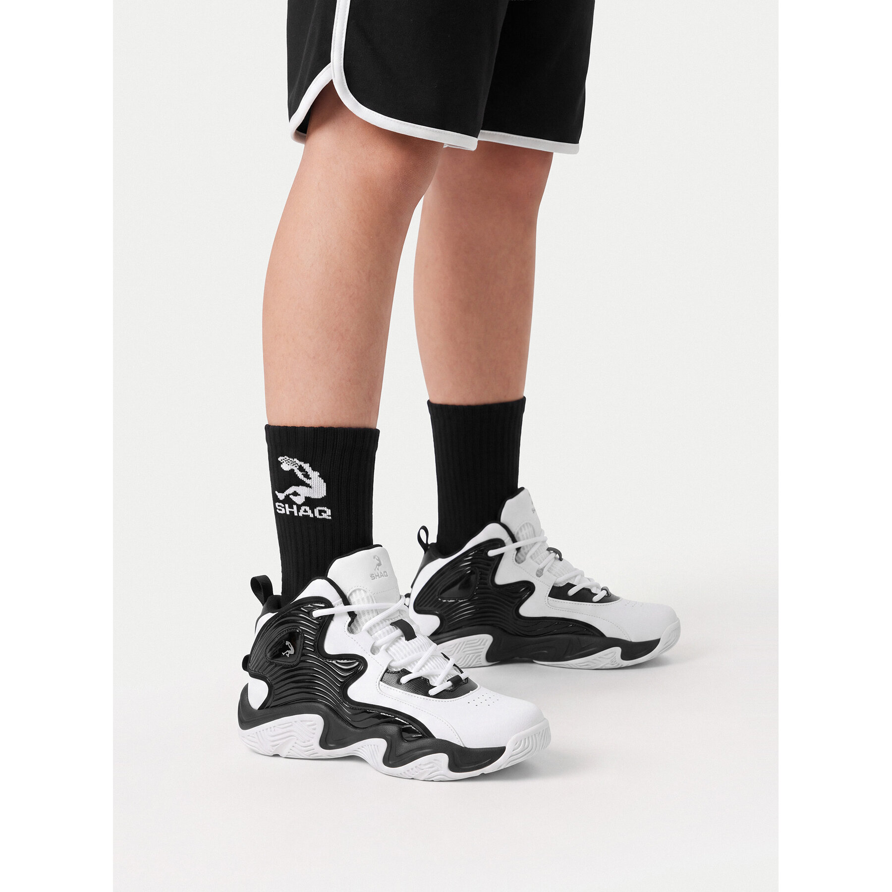 Košarkaška obuća SHAQ EO-DEVASTATOR 3.0 AQ95078B-BW Bijela