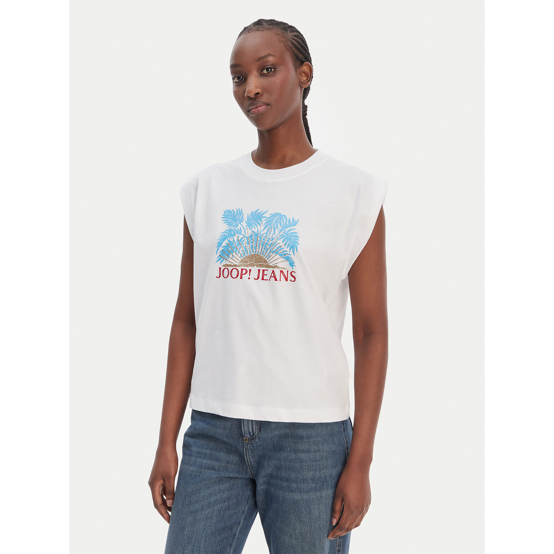 JOOP! Jeans T-shirt Tosha 30102133 Bijela Regular Fit