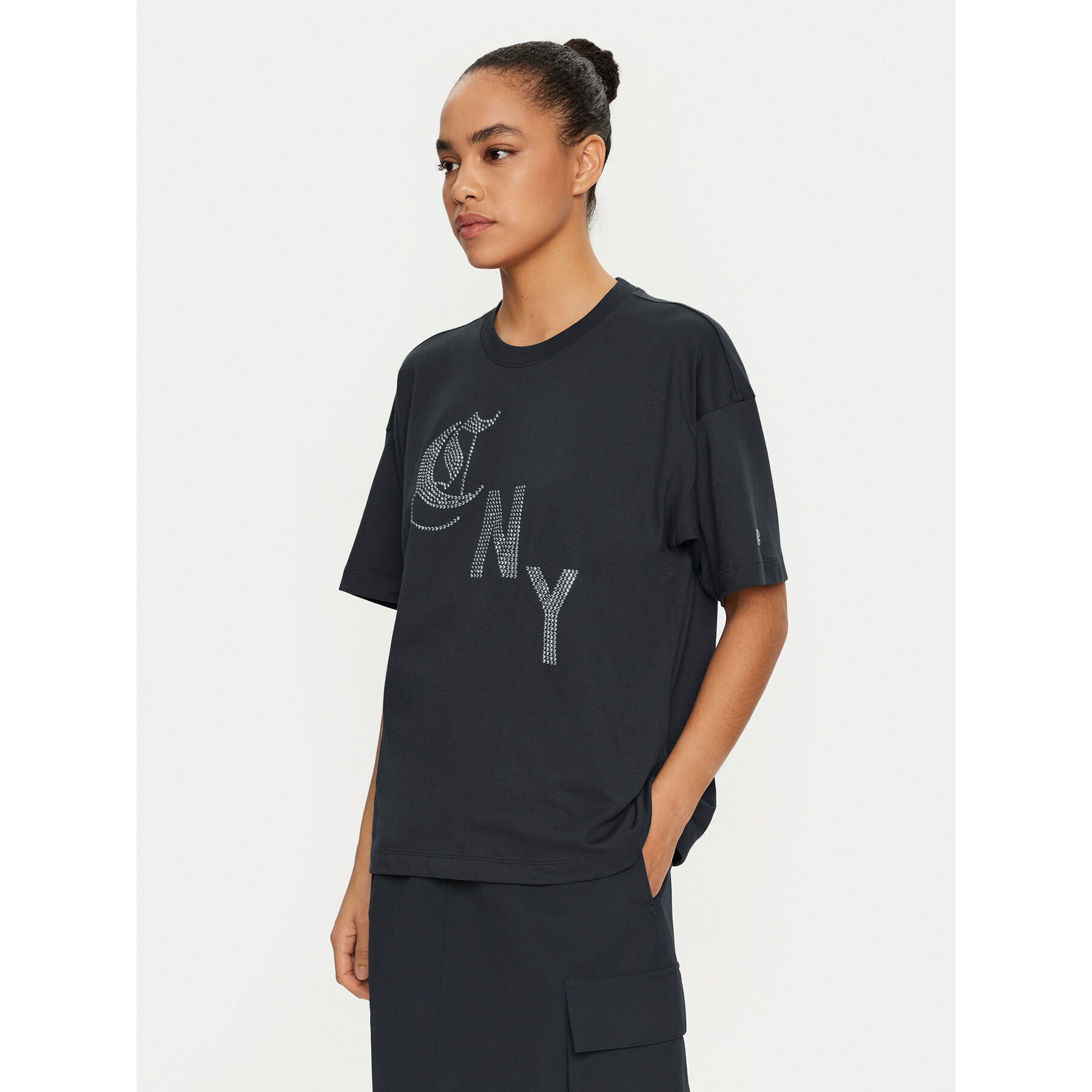 Champion Champion T-Shirt 117473 Γκρι Loose Fit