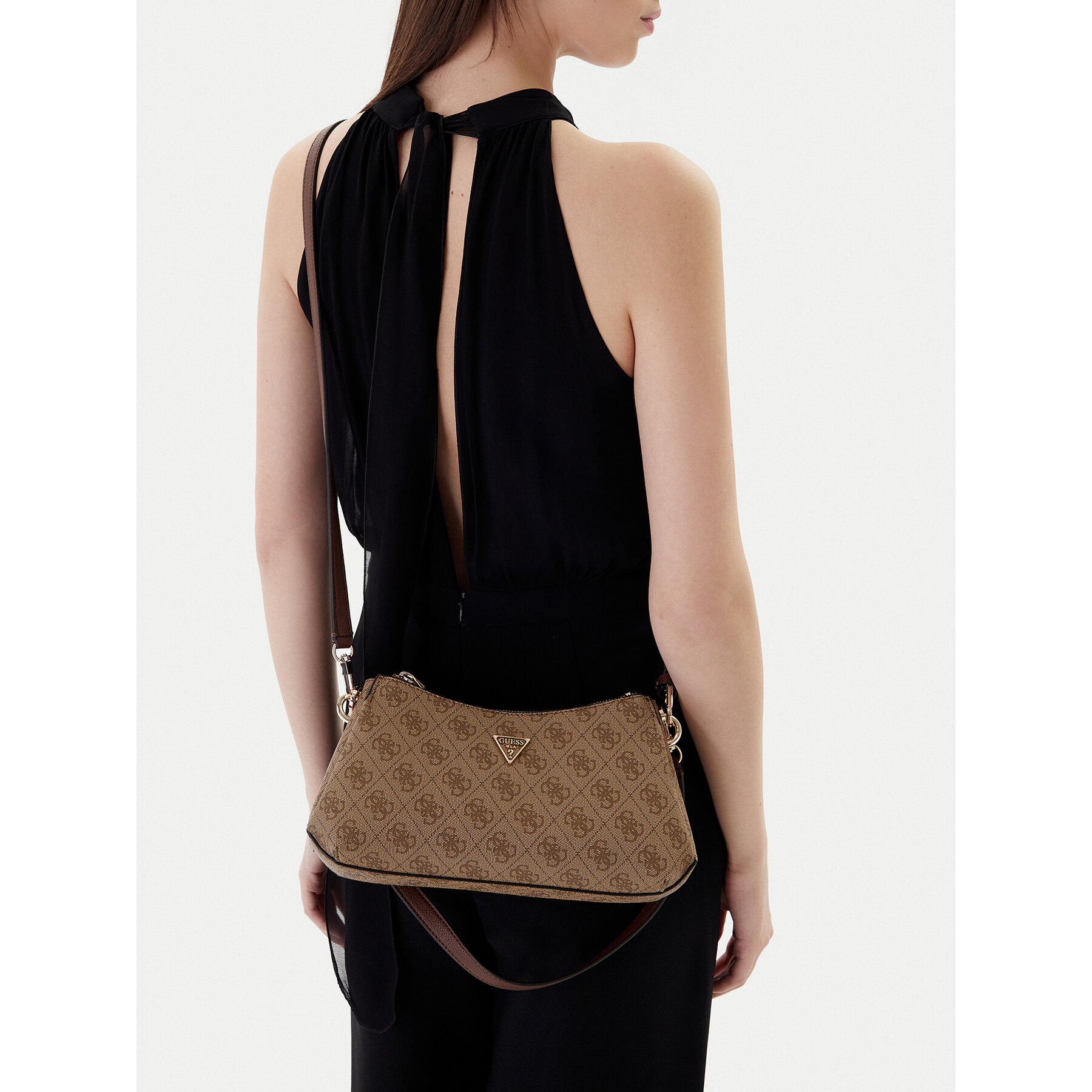 Geantă Guess Noelle II Mini HWBG96 72730 Maro