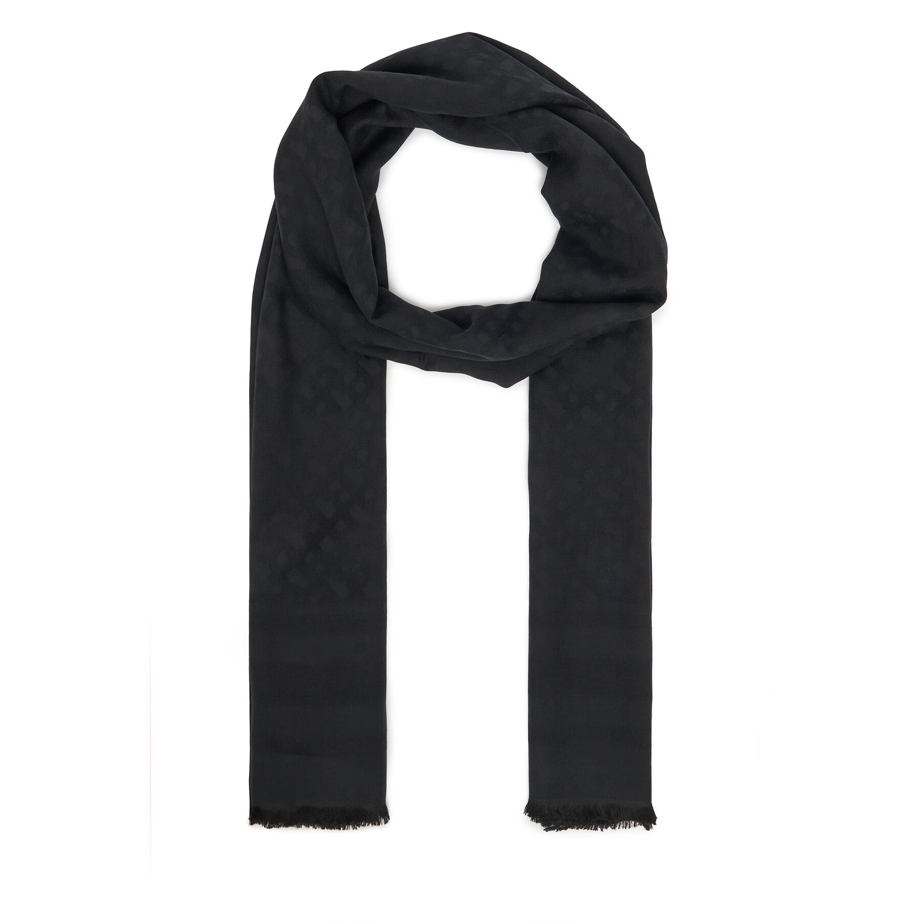 Шал BOSS Maddyson 50545663 Черен