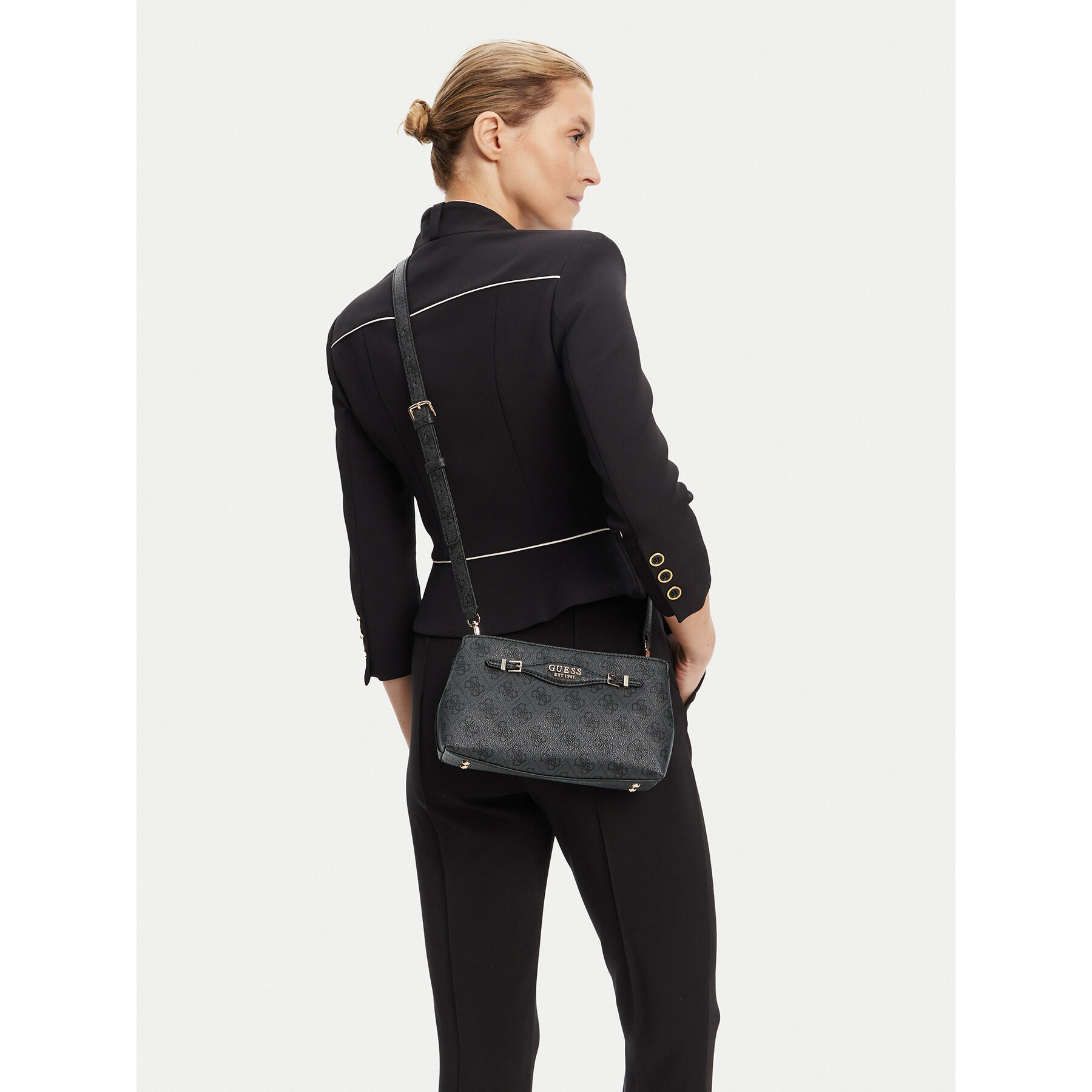 Дамска чанта Guess Katya HWSG96 52120 Сив