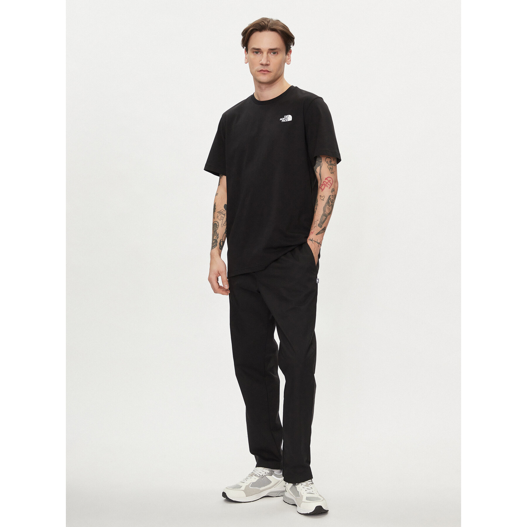 The North Face Póló Redbox NF0A87NP Fekete Regular Fit