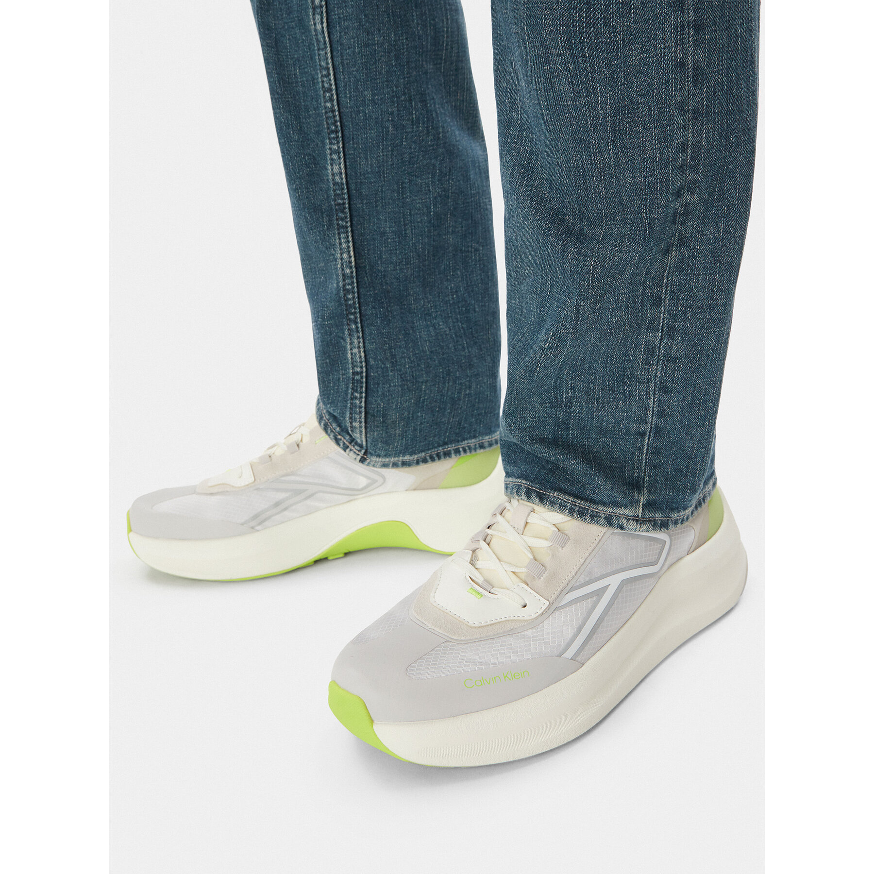 Sneakers Calvin Klein Chunky Run Laceup Stripe Ny HM0HM02160 ÉCru-image
