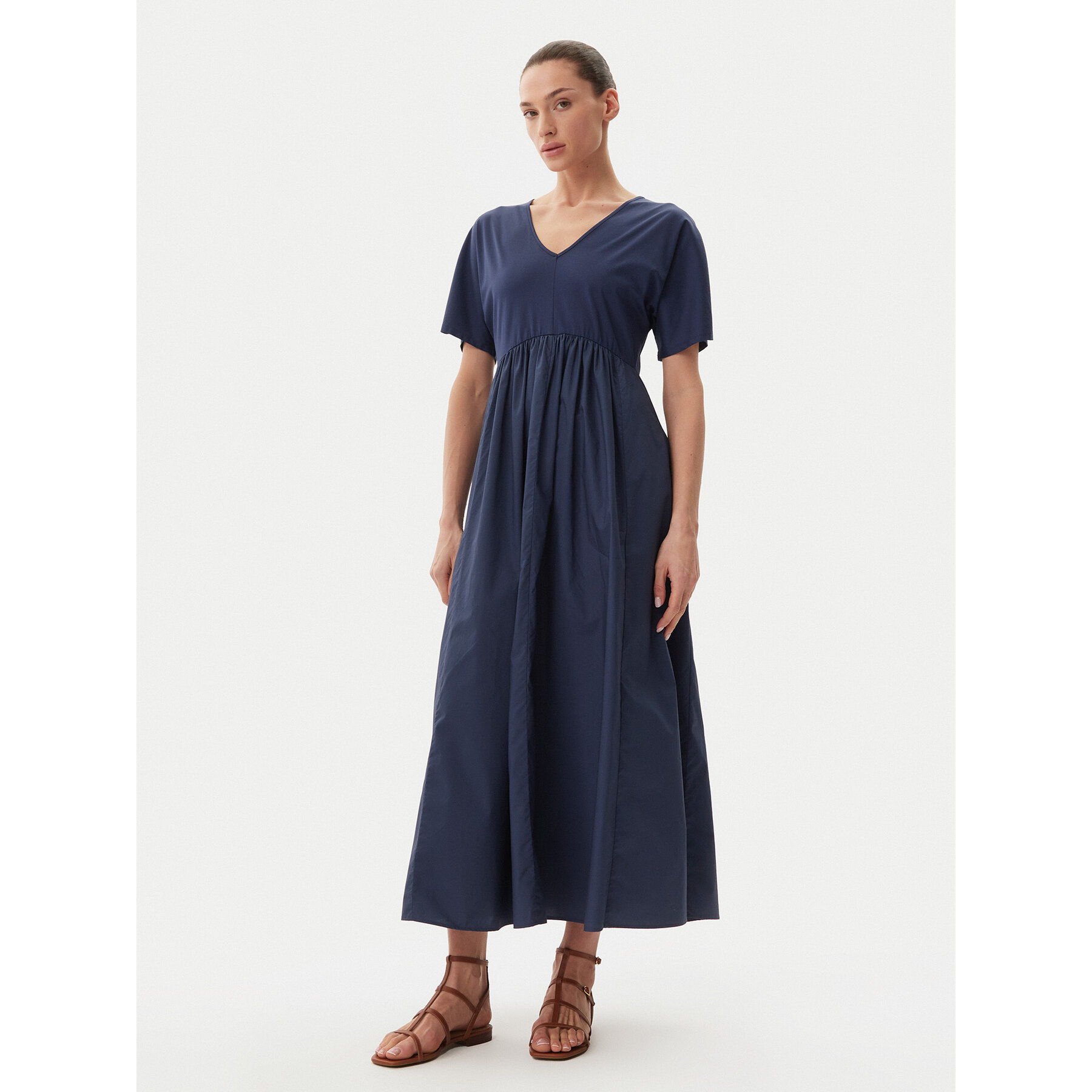 Weekend Max Mara Kleid für den Alltag Brozno 2515621082 Dunkelblau Relaxed Fit