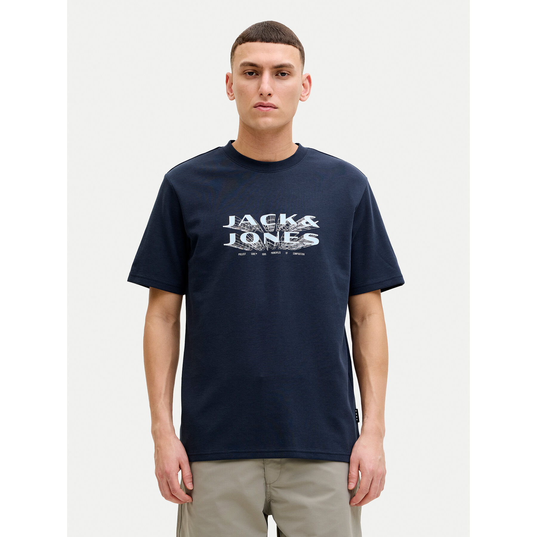 Jack & Jones T-shirt Fusion 12289880 Plava Regular Fit