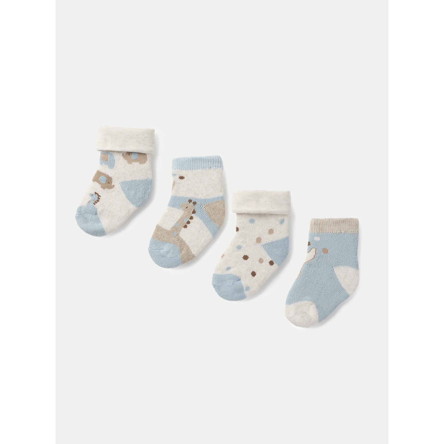 Lot de 4 paires de chaussettes hautes enfant Mayoral 9759 Bleu