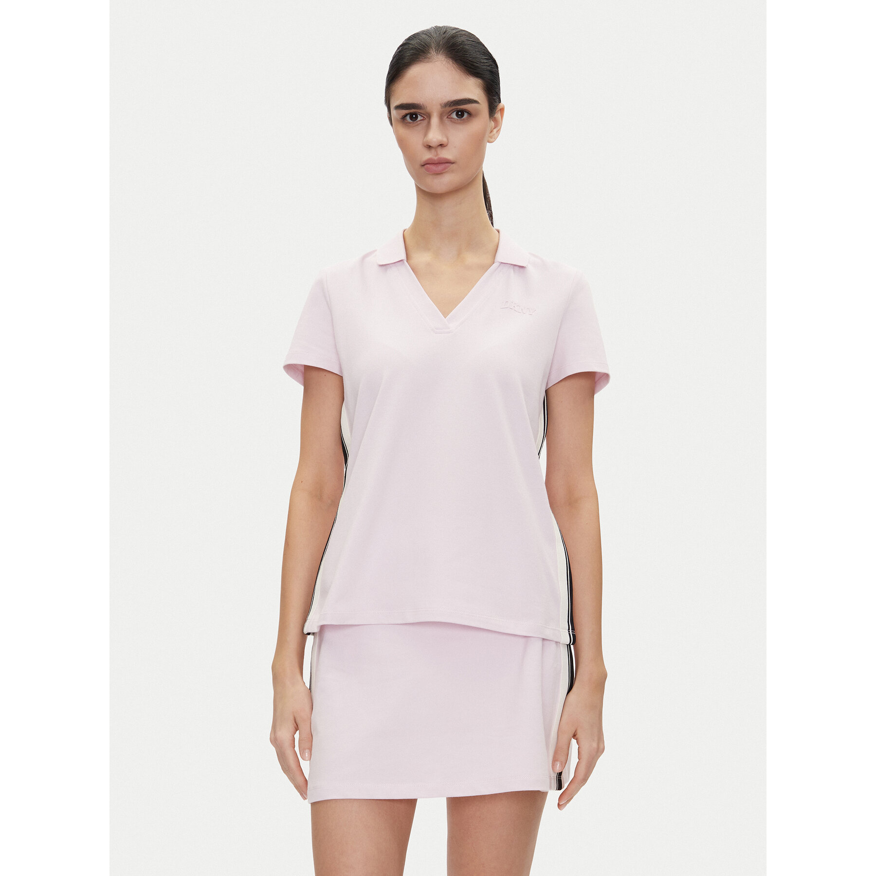 DKNY Sport Pólóing DP5T1212 Rózsaszín Regular Fit