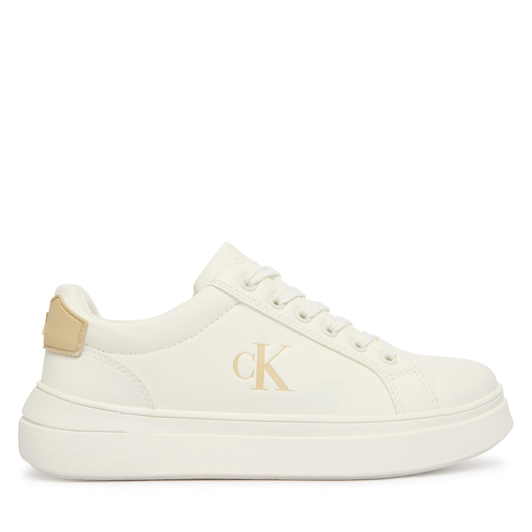 Сникърси Calvin Klein Low Cut Lace Up V3X9-83300-1355 Бял