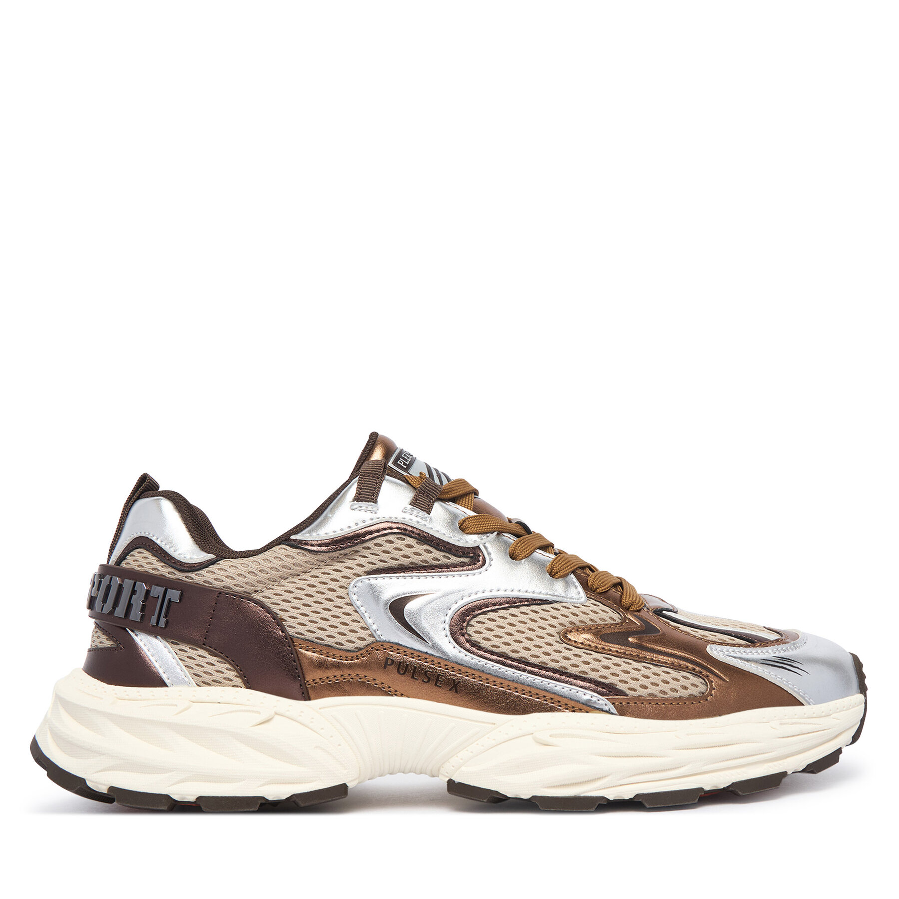 Sneakersy Plein Sport Pulse X FAFS USC1044 STE003N Hnedá