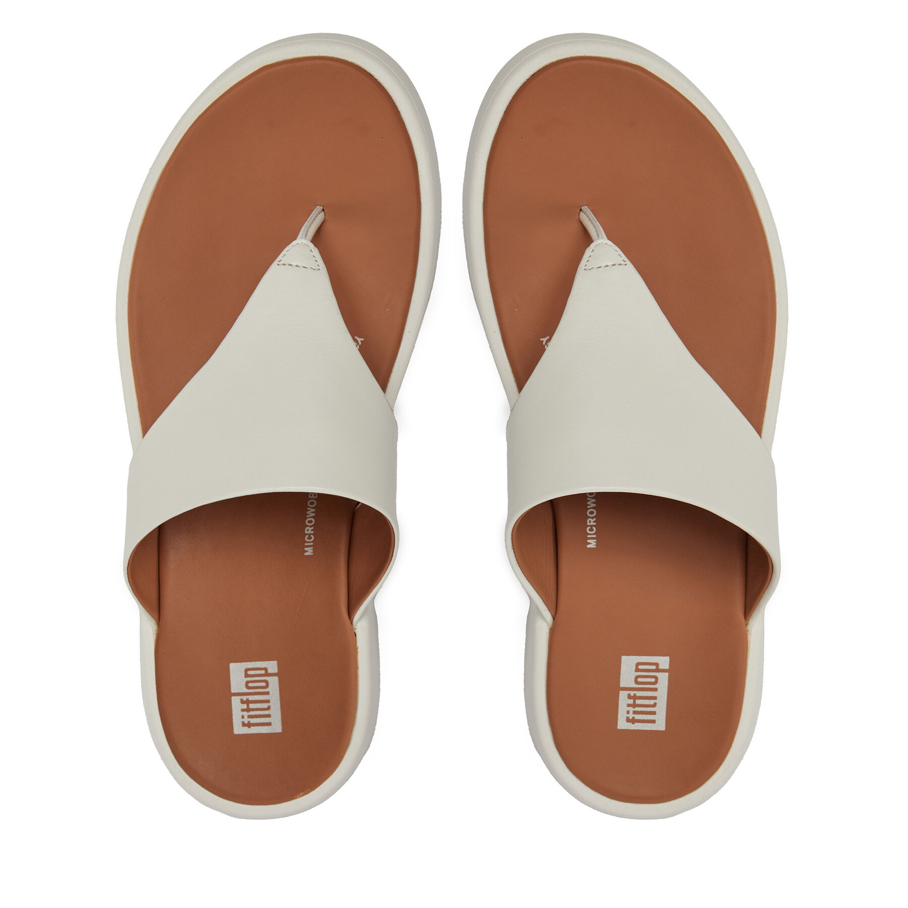 Damskie Japonki FitFlop, Rozmiar 39 Biały F-Mode FW4