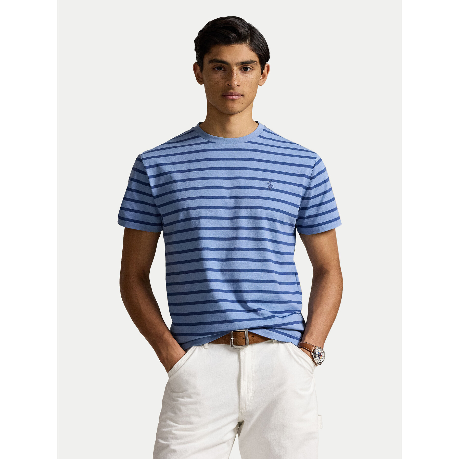 Polo Ralph Lauren T-Shirt 710938134009 Μπλε Custom Slim Fit