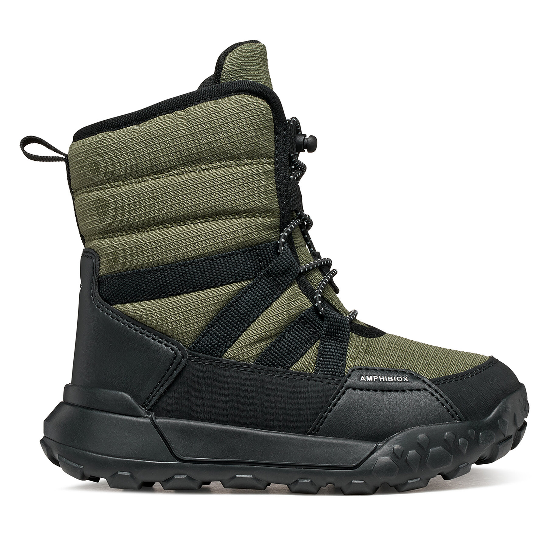 Čizme za snijeg Geox J Trekkyup Boy B Abx J46MBC 08V50 C0450 D Tamno zelena
