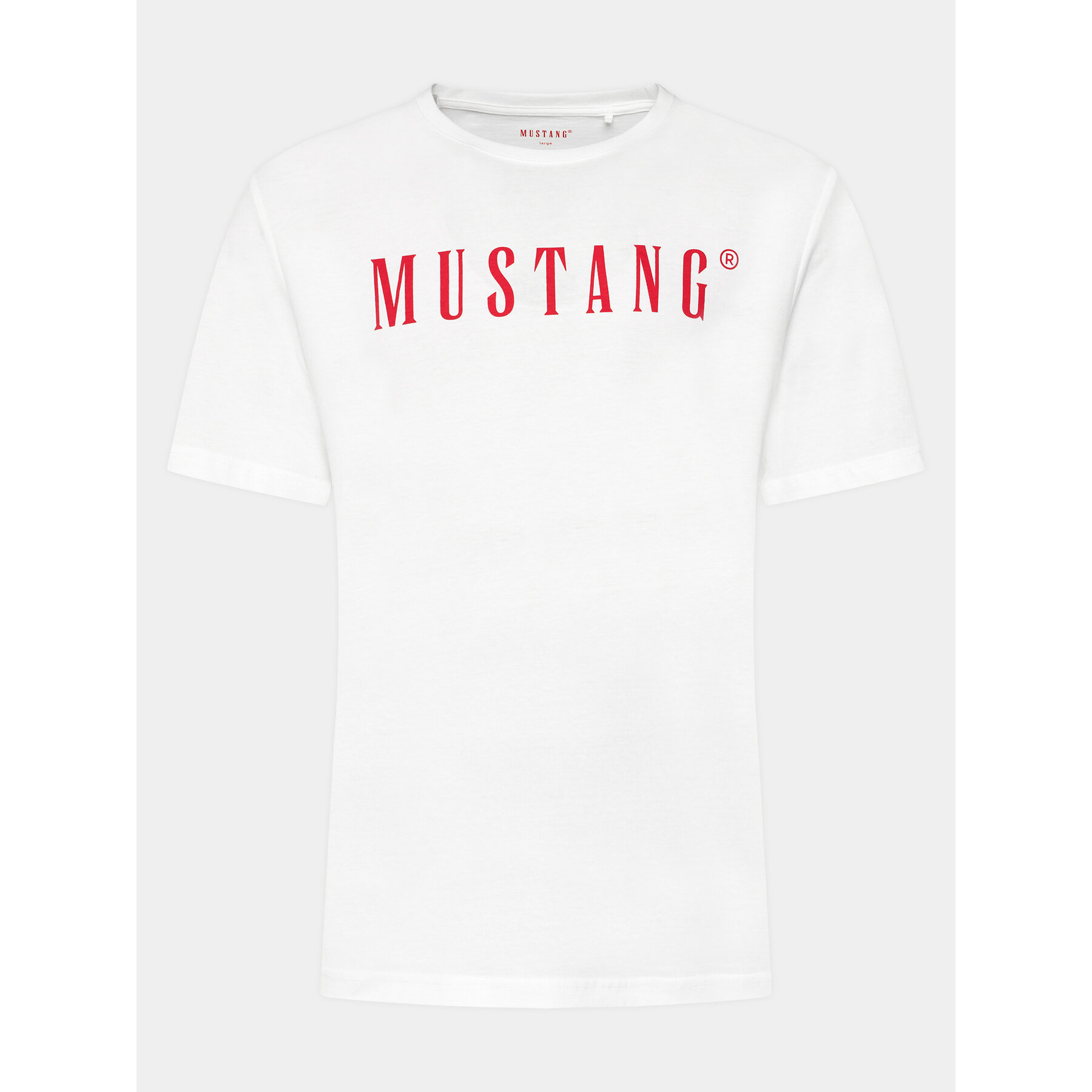 Mustang T-Shirt Austin 1014695 Λευκό Regular Fit