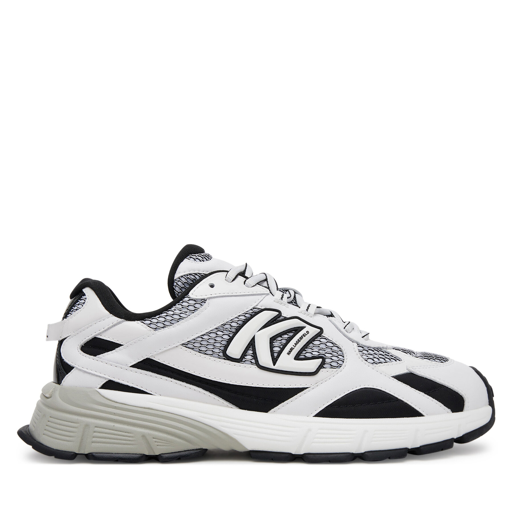 Sneakersy KARL LAGERFELD Orion KL55525 Biela