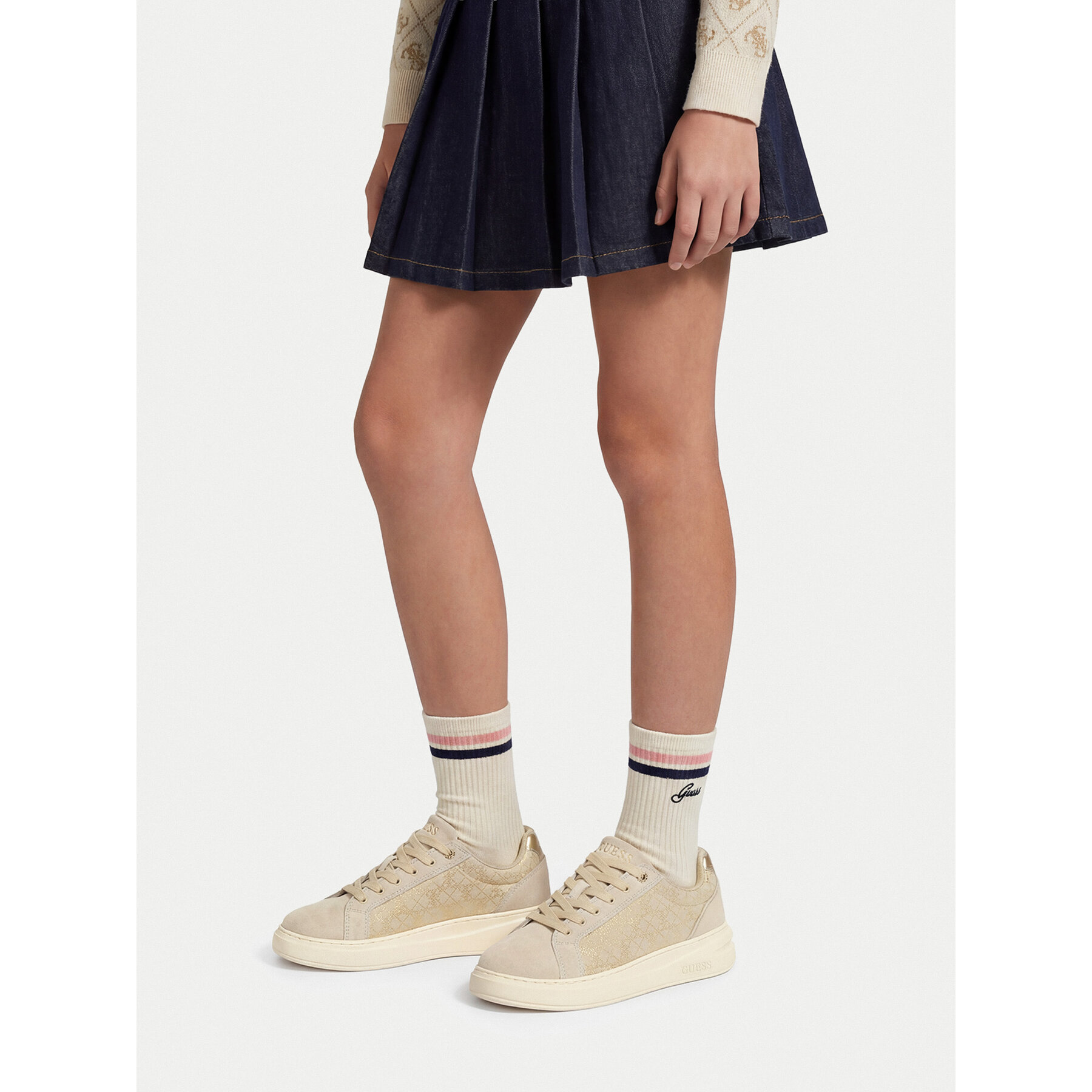 Sneakers Guess CEO-25KC1003 Bej