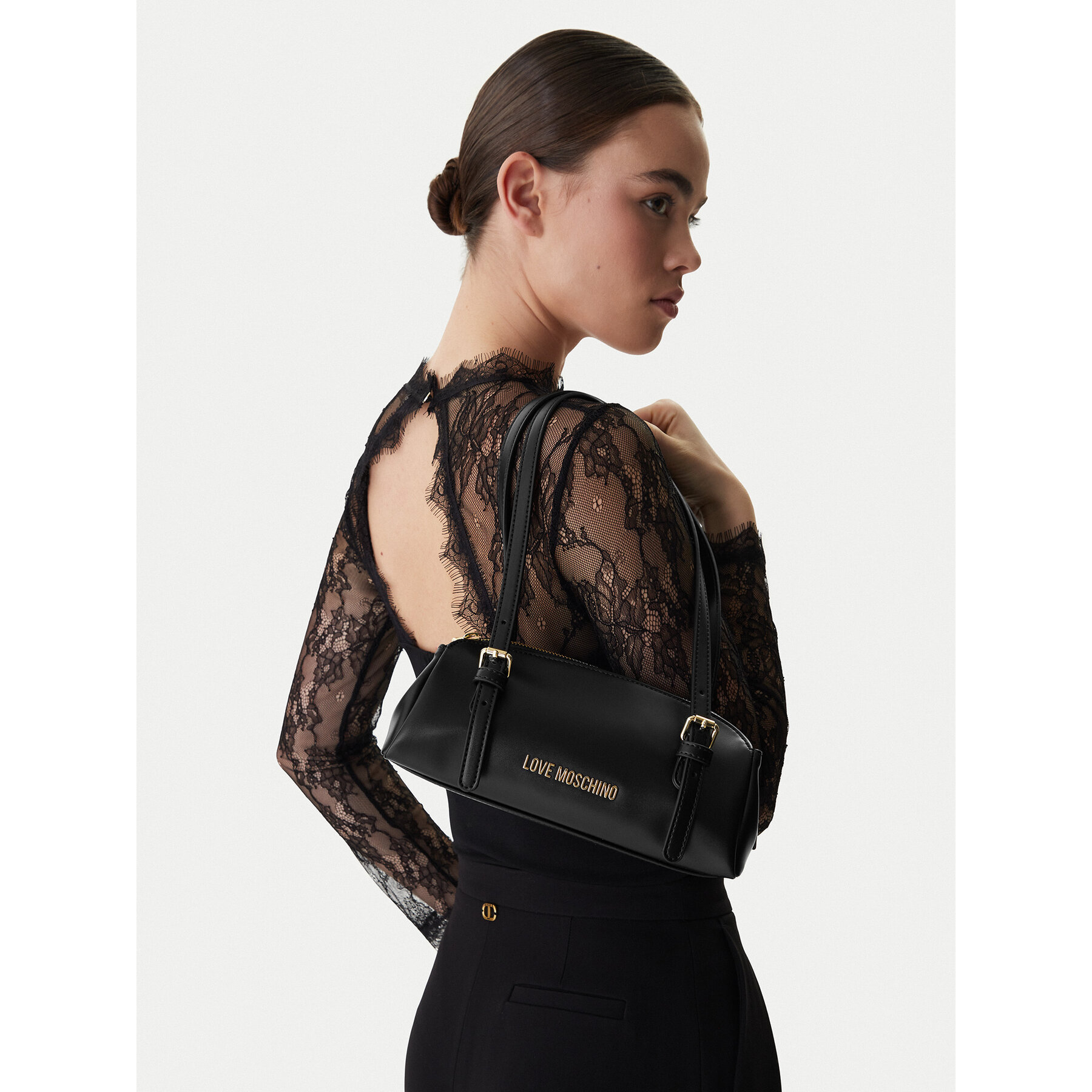 Geantă LOVE MOSCHINO JC4101PP1OLY0000 Negru